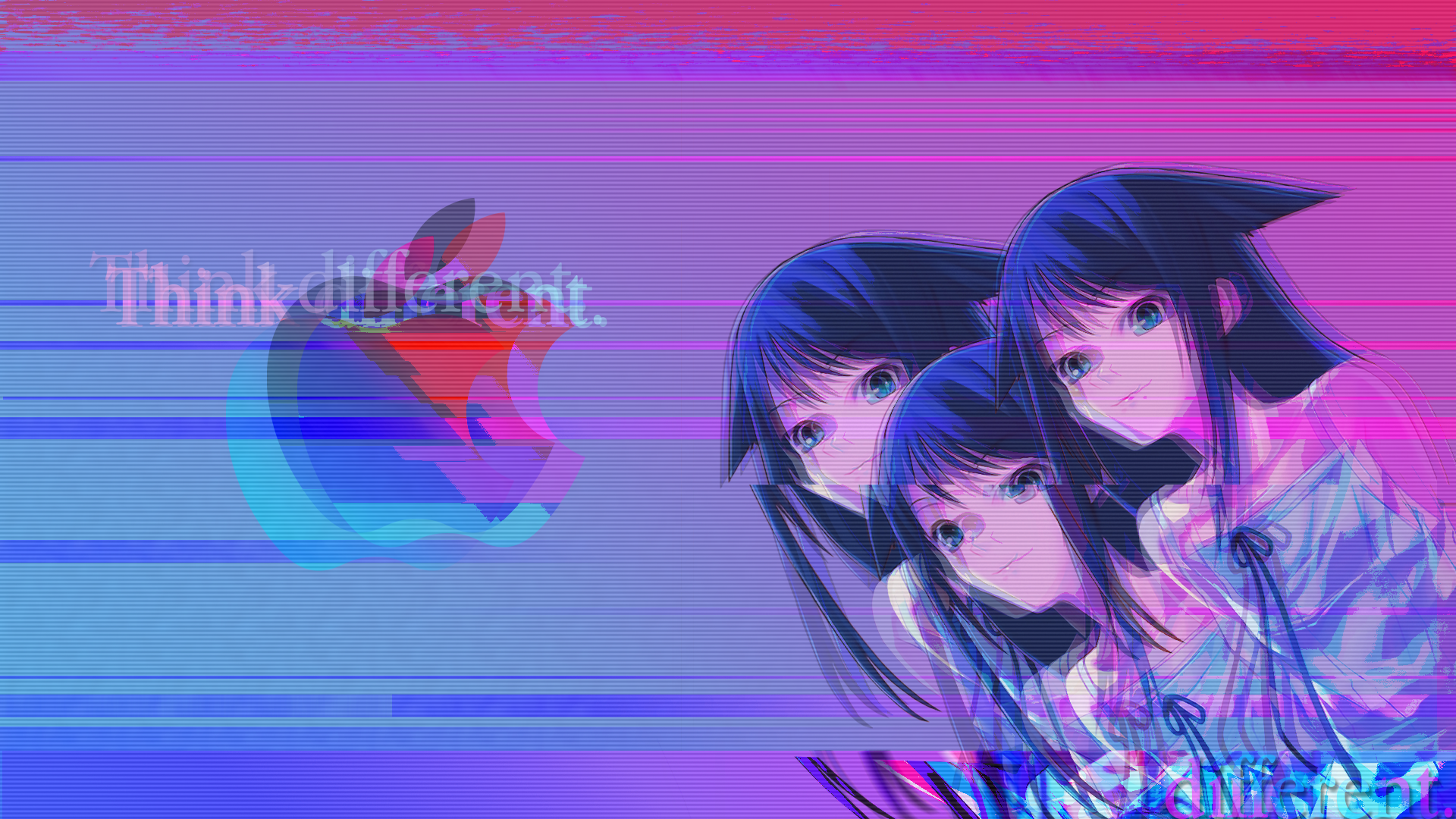 Anime Vaporwave Desktop Wallpapers