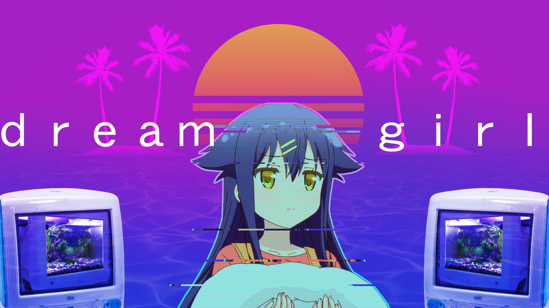 Anime Vaporwave Desktop Wallpapers