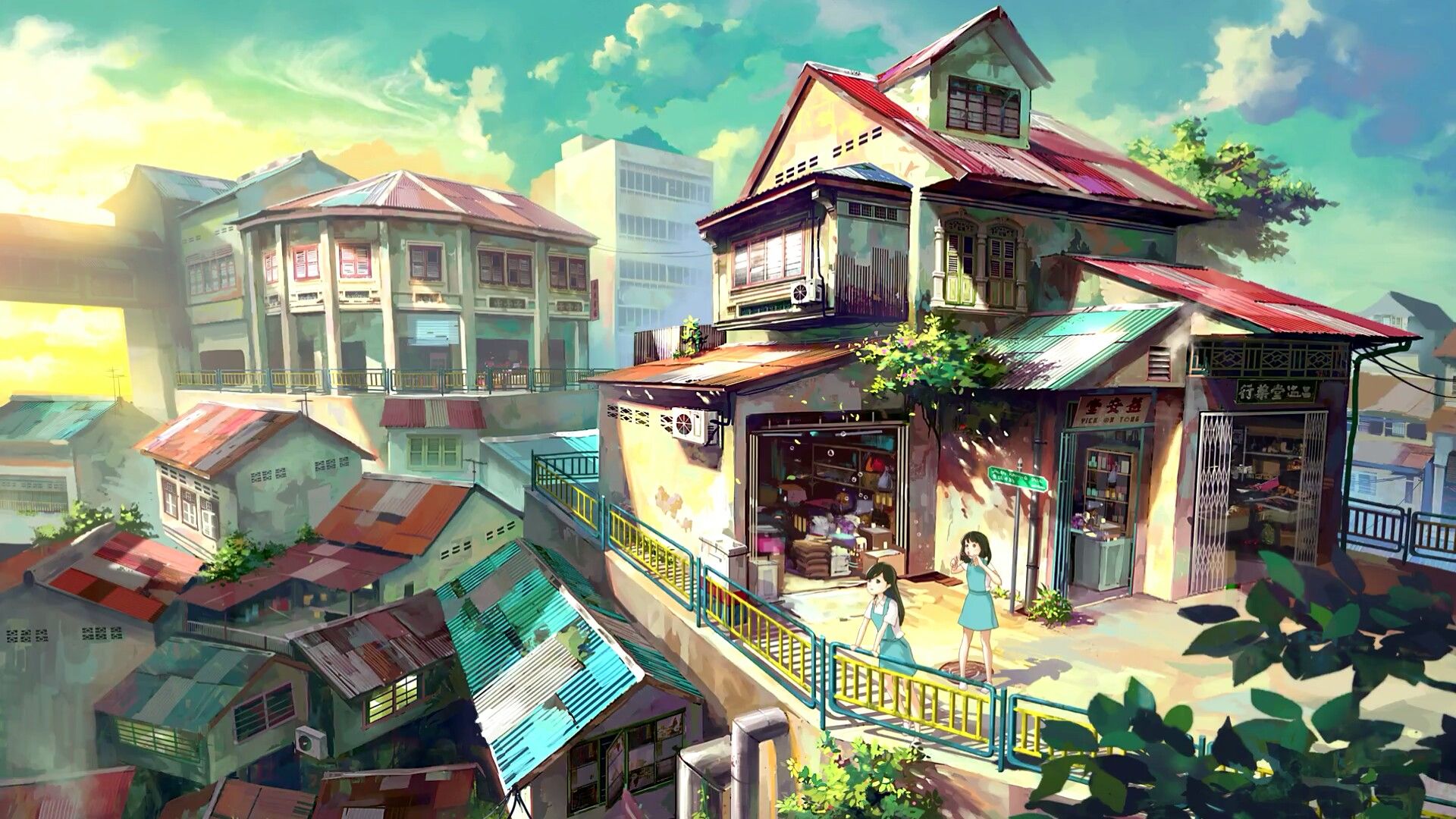 Anime Village Wallpapers