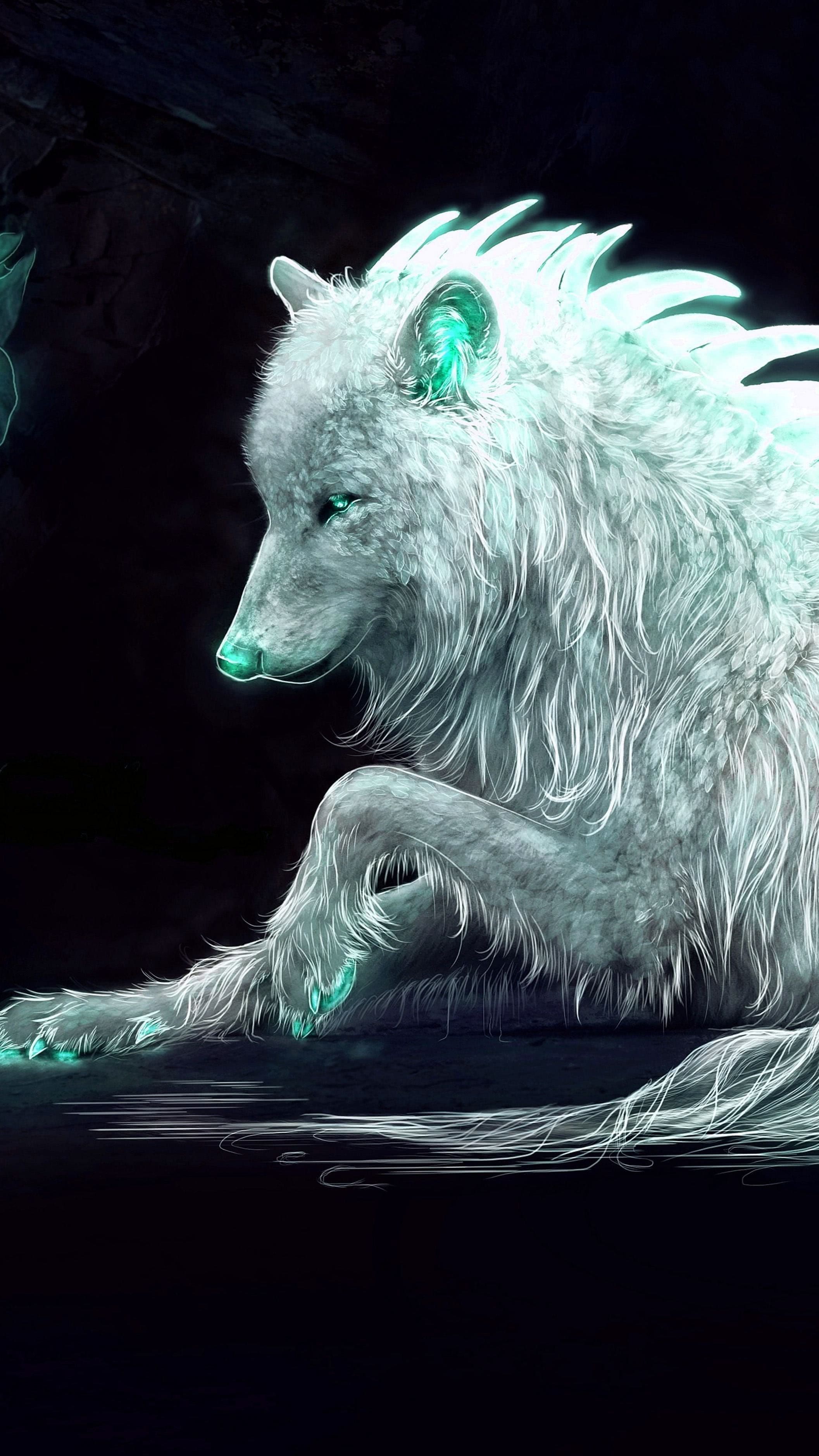 Anime White Wolf Wallpapers