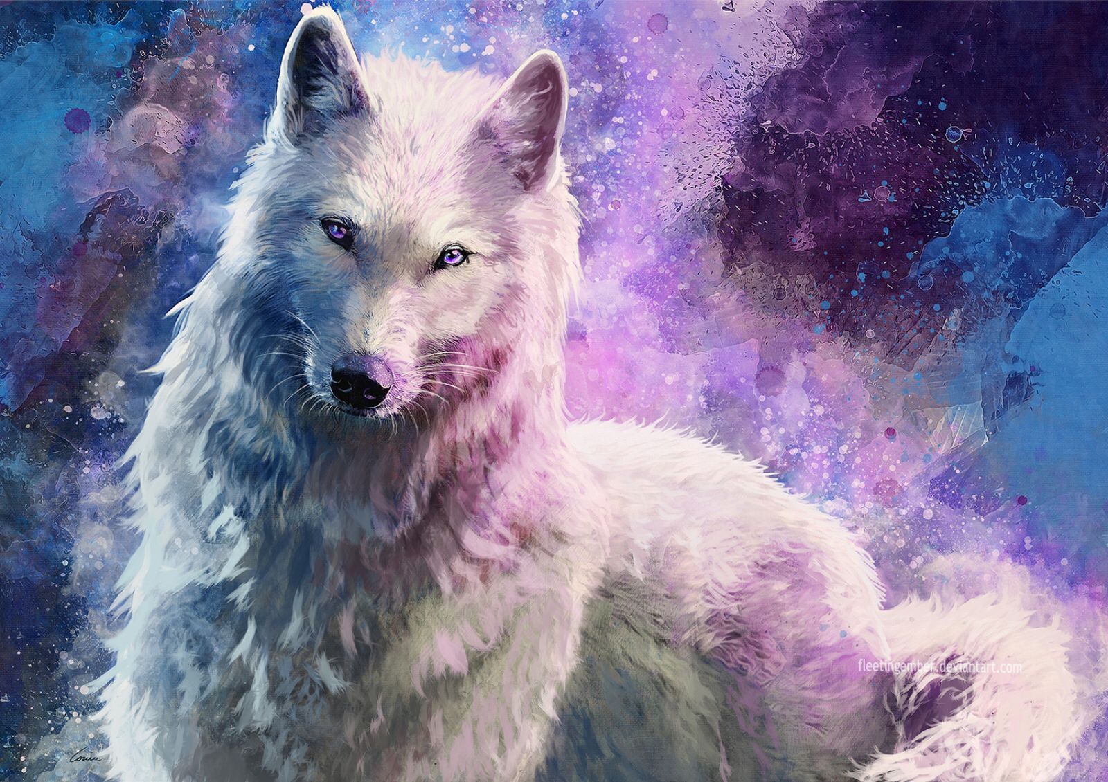 Anime White Wolf Wallpapers