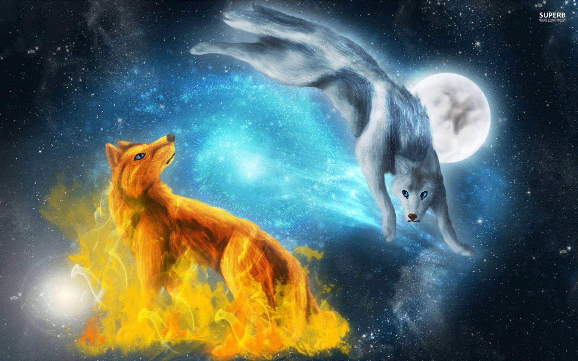 Anime White Wolf Wallpapers