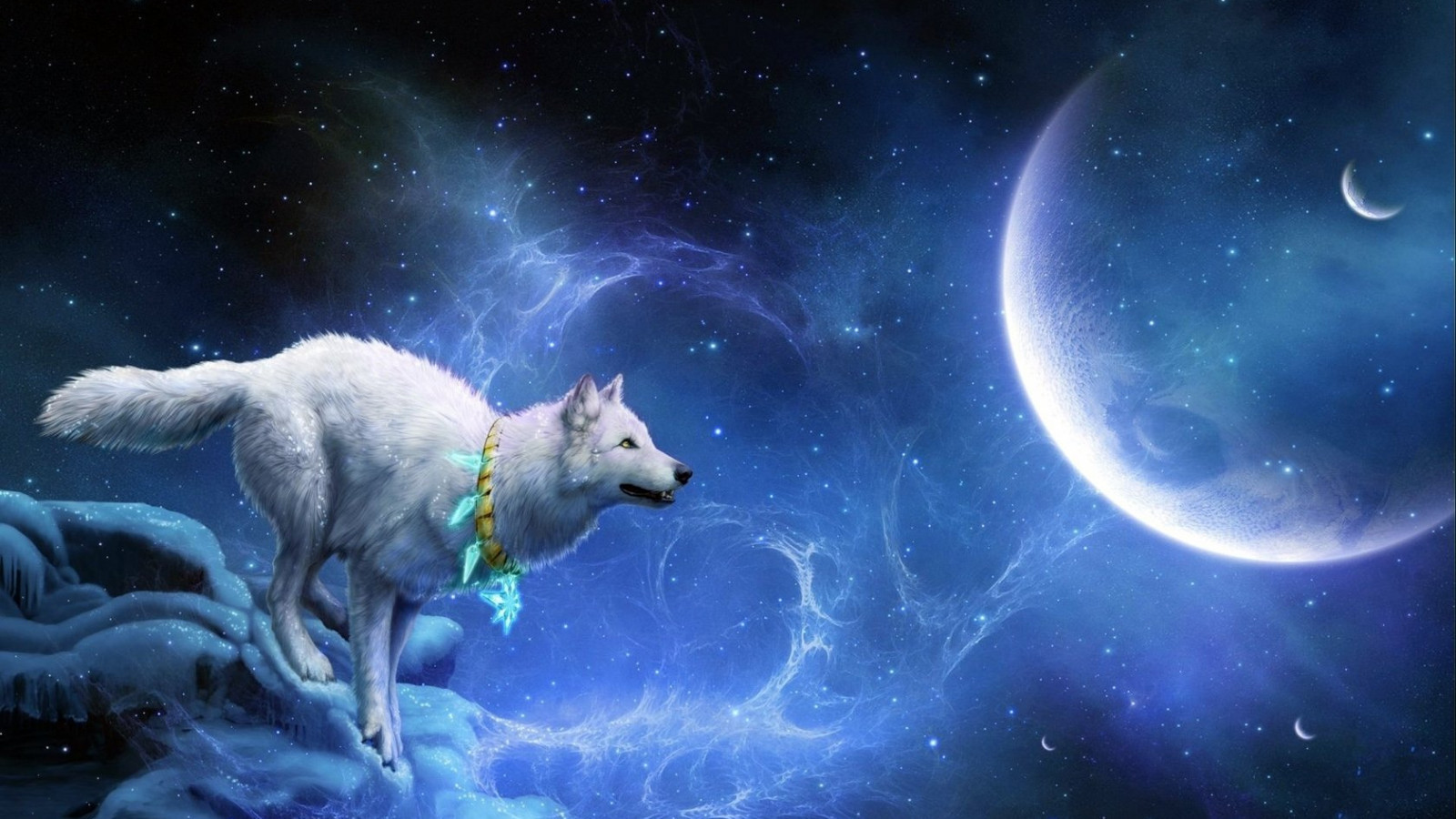 Anime White Wolf Wallpapers