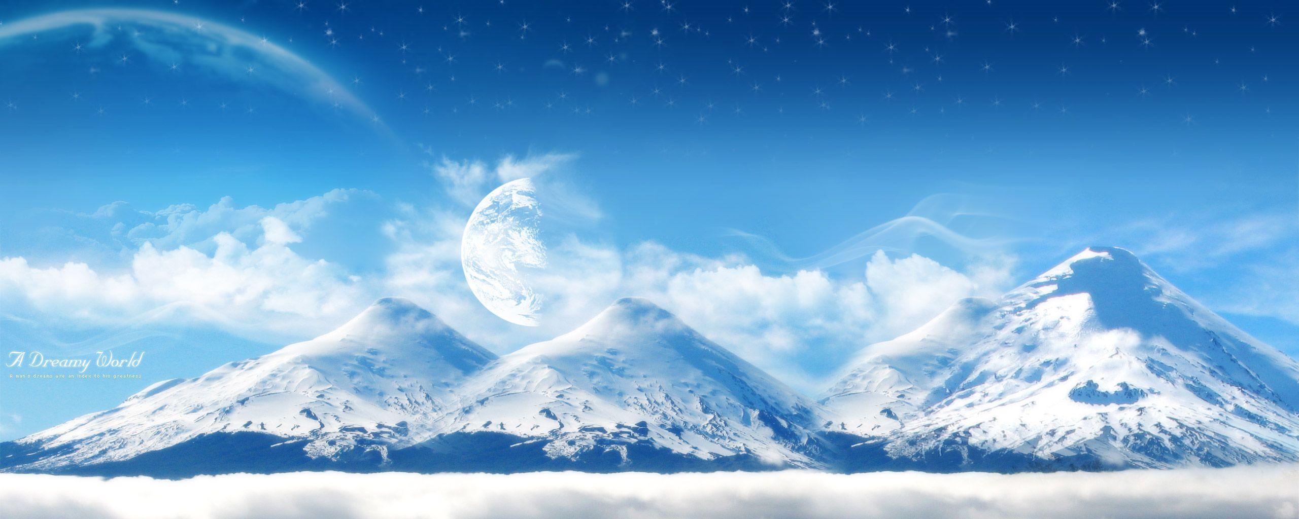 Anime Winter Mountain Wallpapers