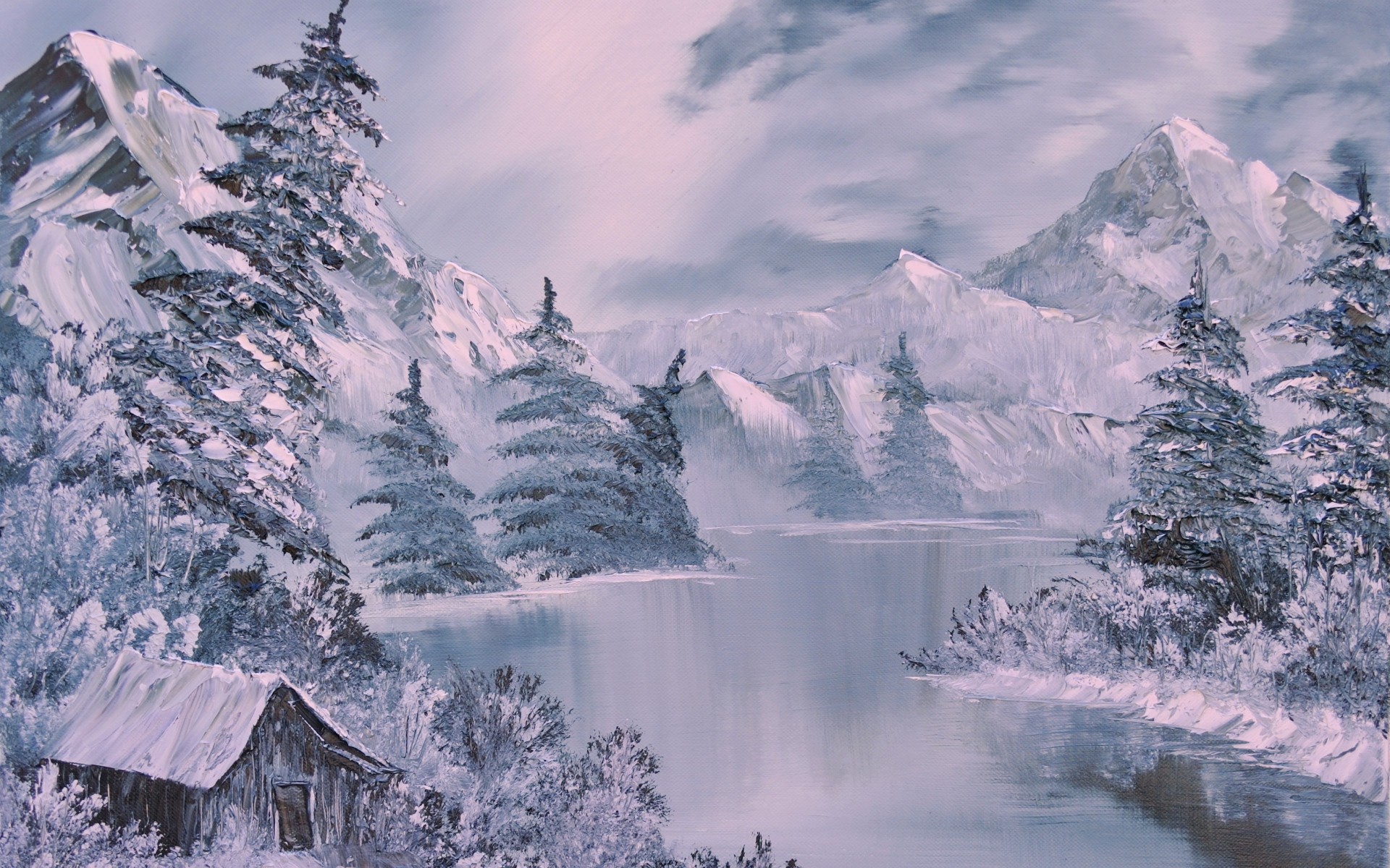 Anime Winter Scenery Wallpapers