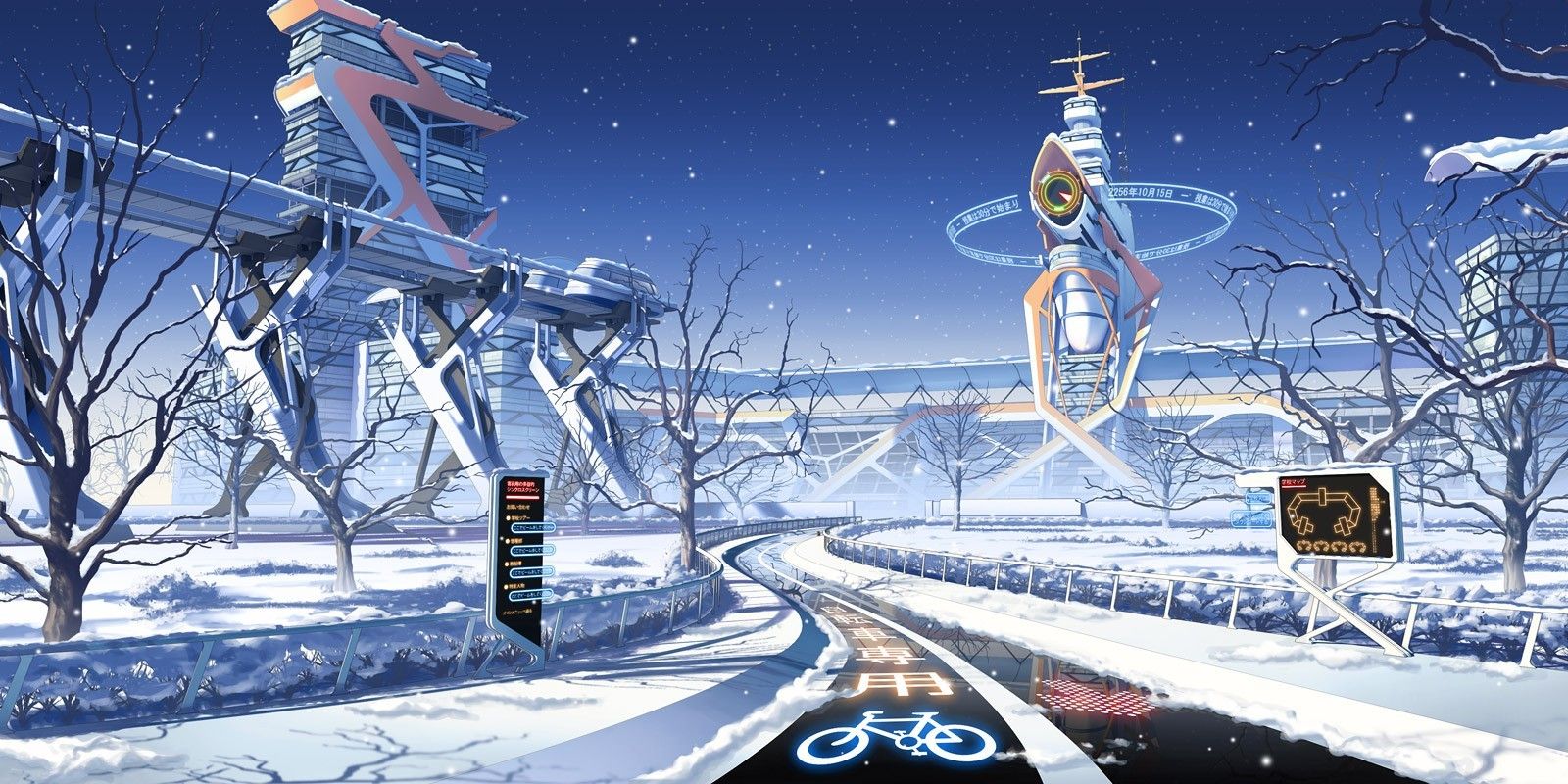 Anime Winter Scenery Wallpapers