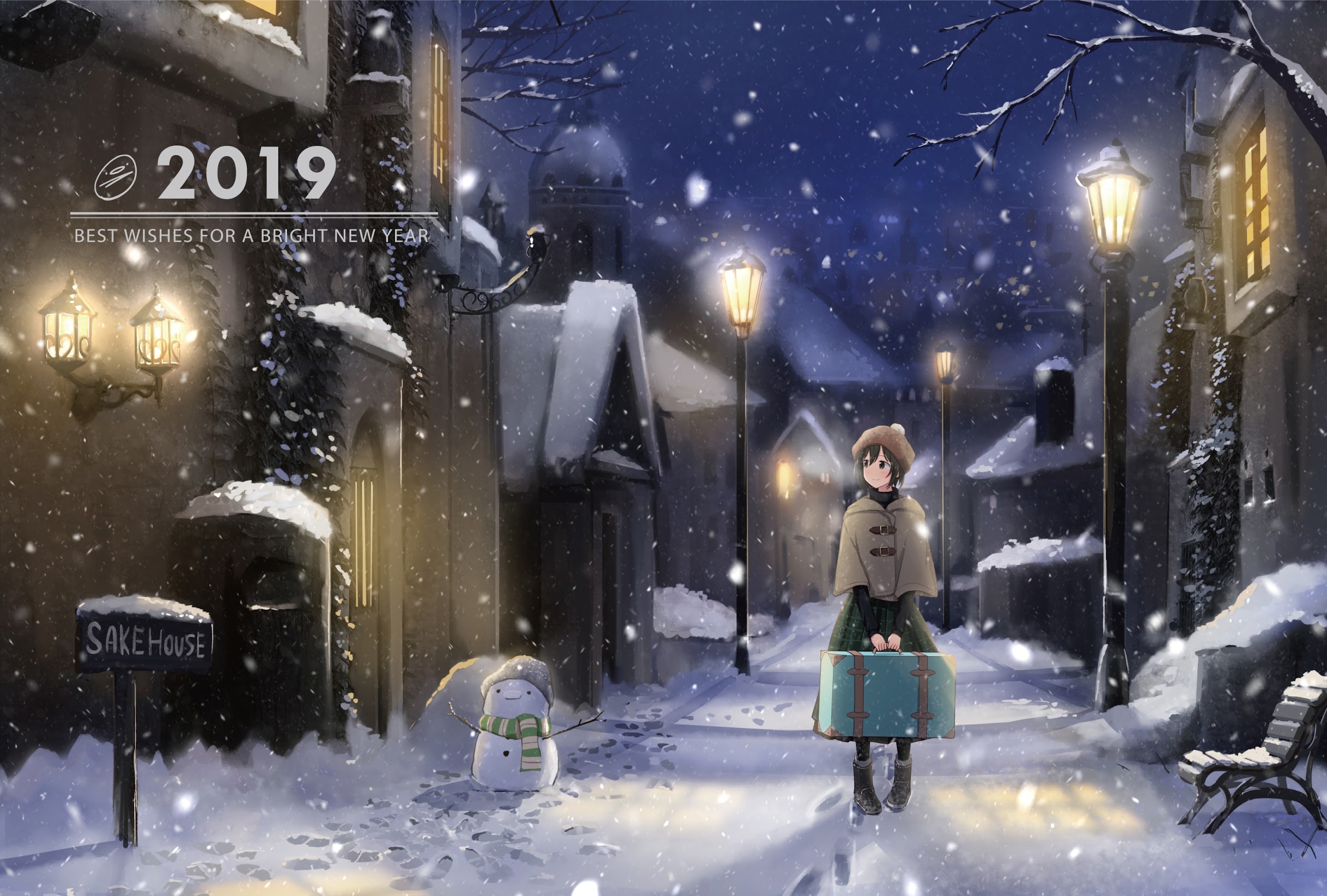 Anime Winter Scenery Wallpapers