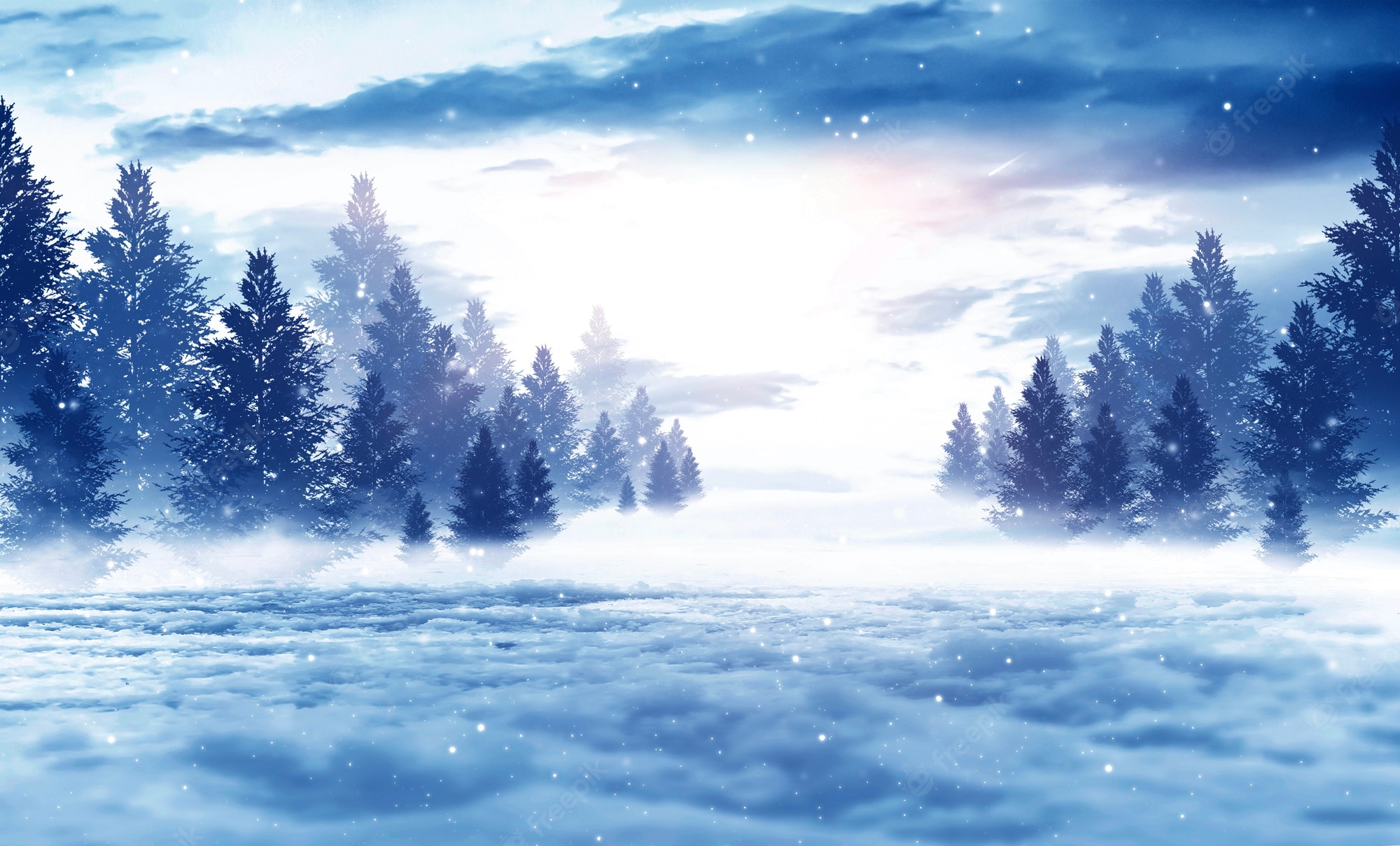 Anime Winter Scenery Wallpapers