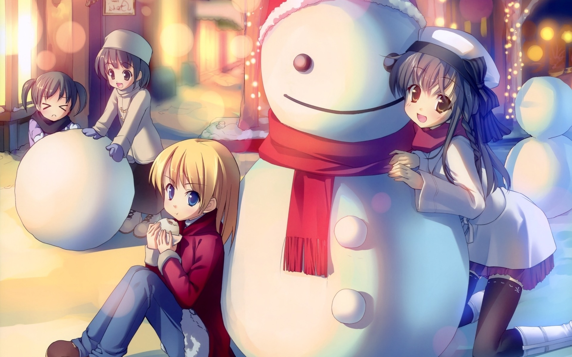 Anime Winter Scenery Wallpapers