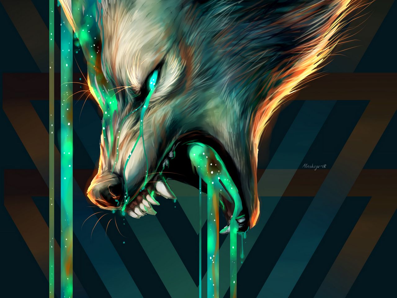 Anime Wolf Art Wallpapers