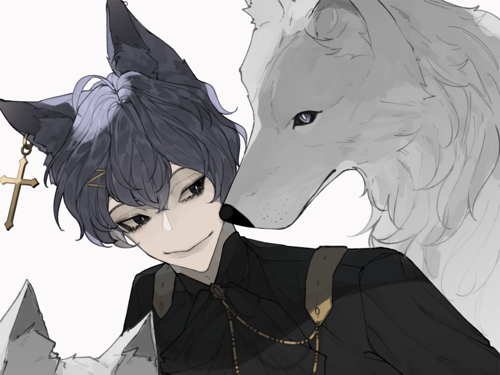 Anime Wolf Art Wallpapers