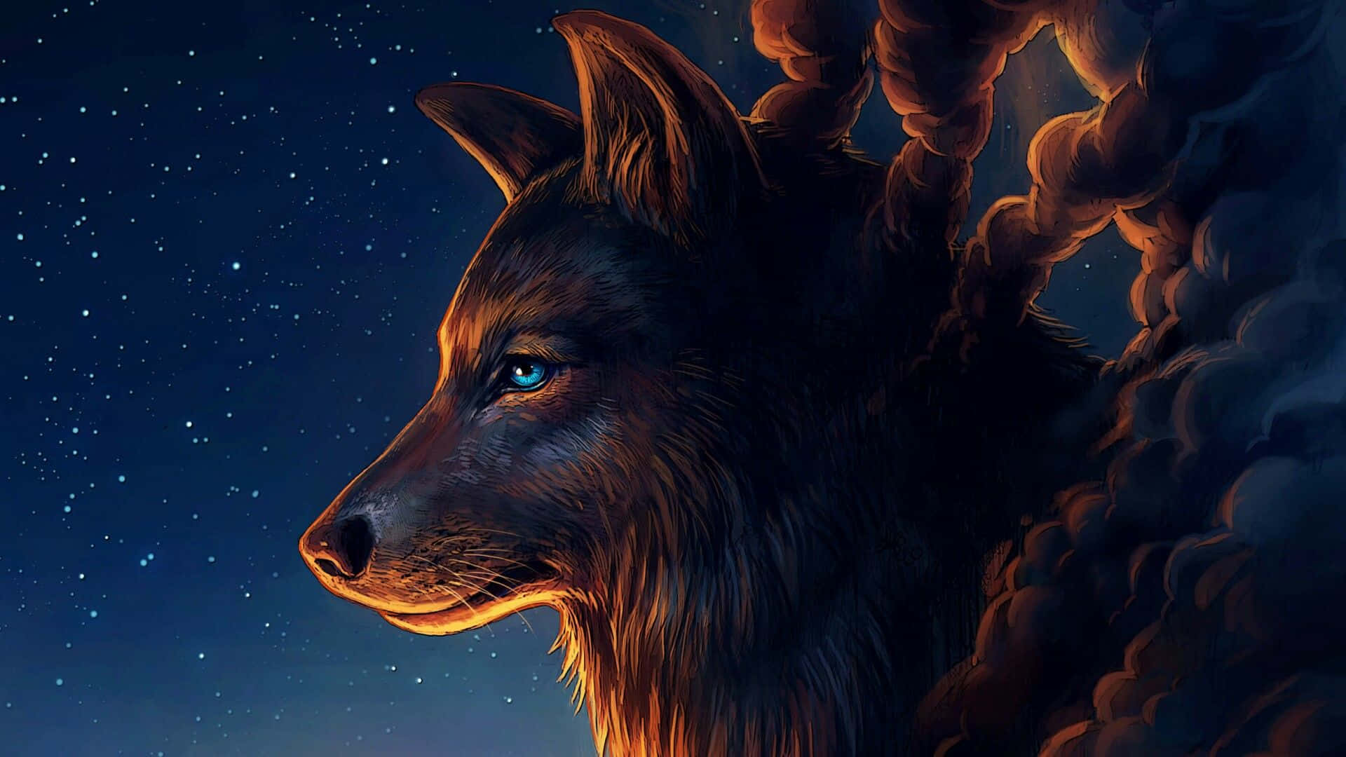 Anime Wolf Art Wallpapers