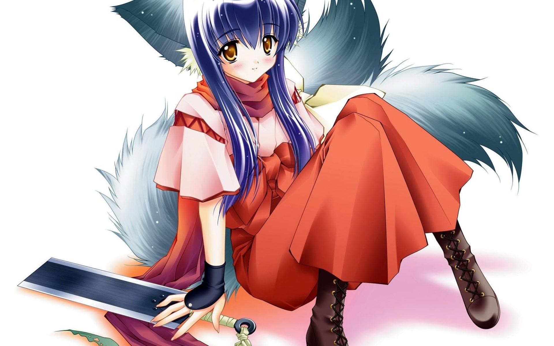 Anime Wolf Girl Wallpapers