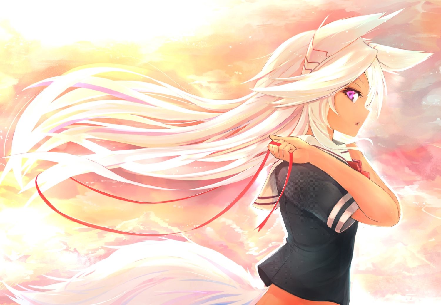 Anime Wolf Girl Wallpapers