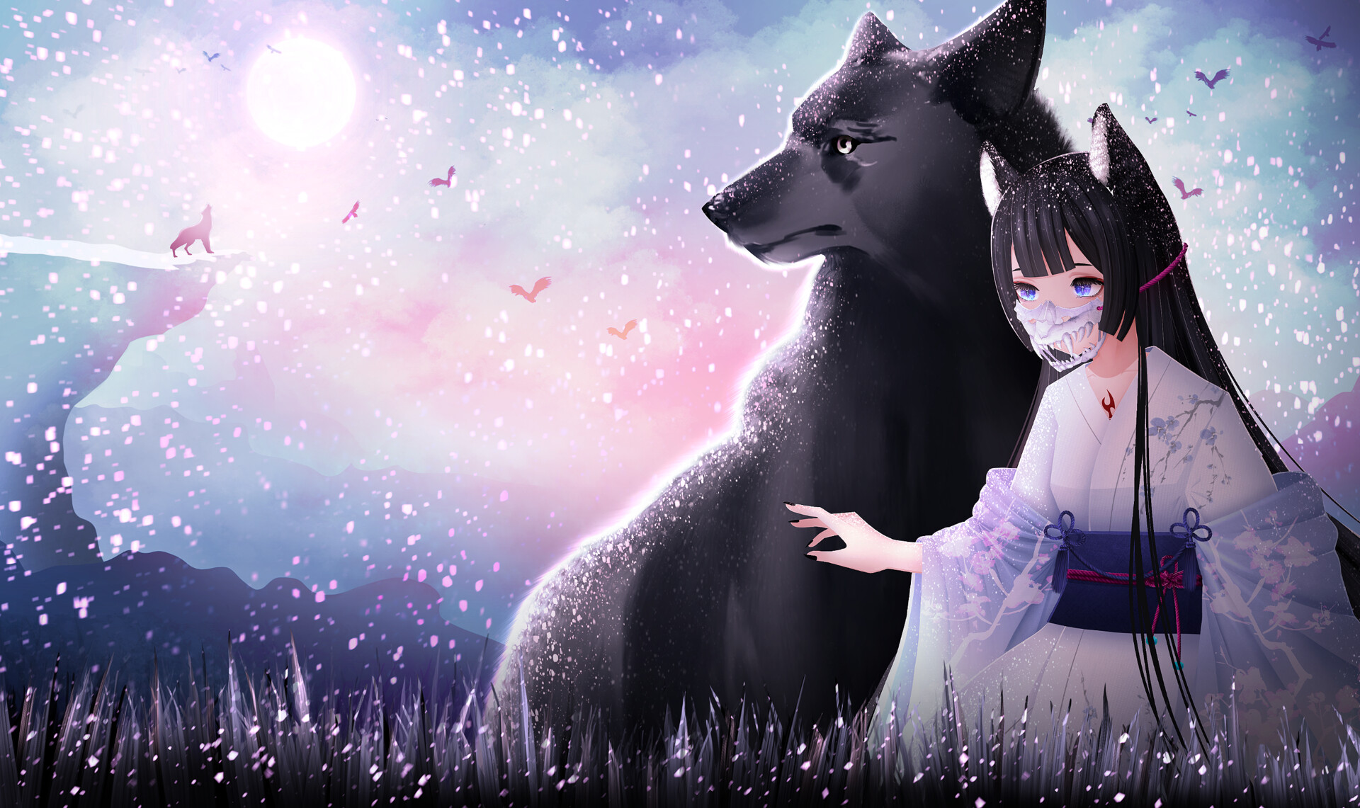 Anime Wolves Wallpapers