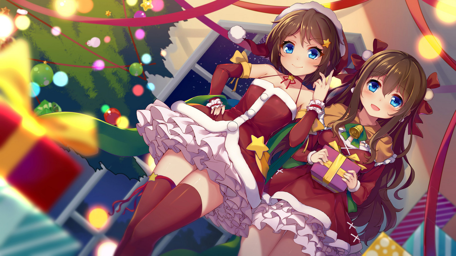 Anime Xmas Couples Wallpapers