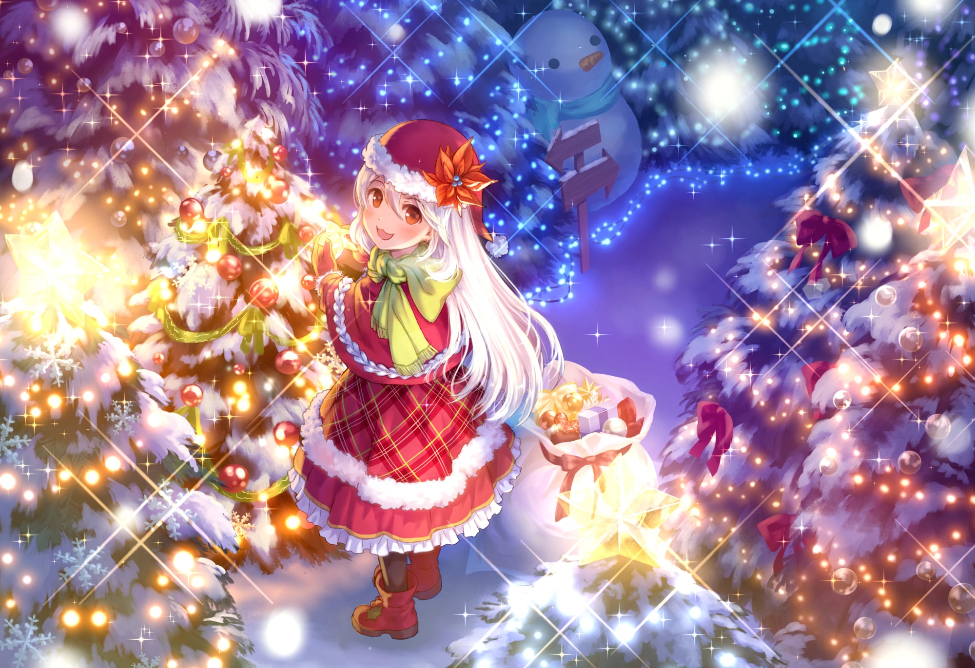 Anime Xmas Couples Wallpapers