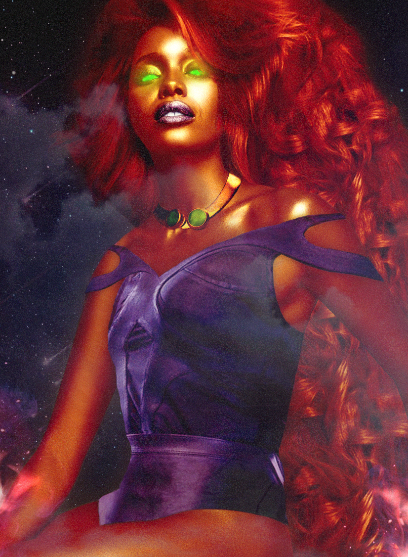 Anna Diop As Starfire Wallpapers