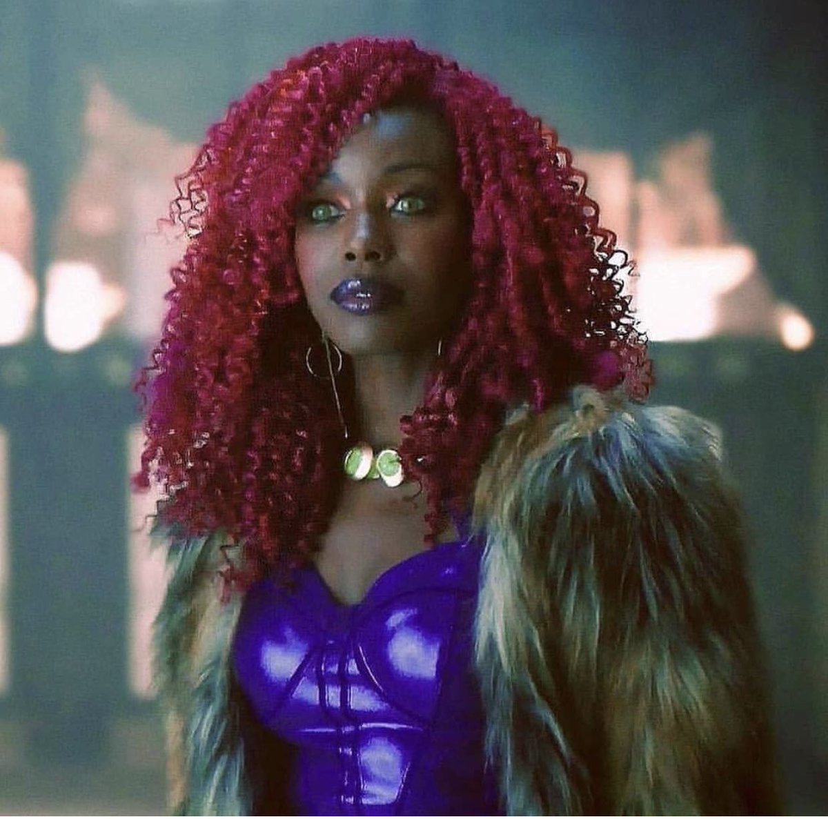 Anna Diop As Starfire Wallpapers