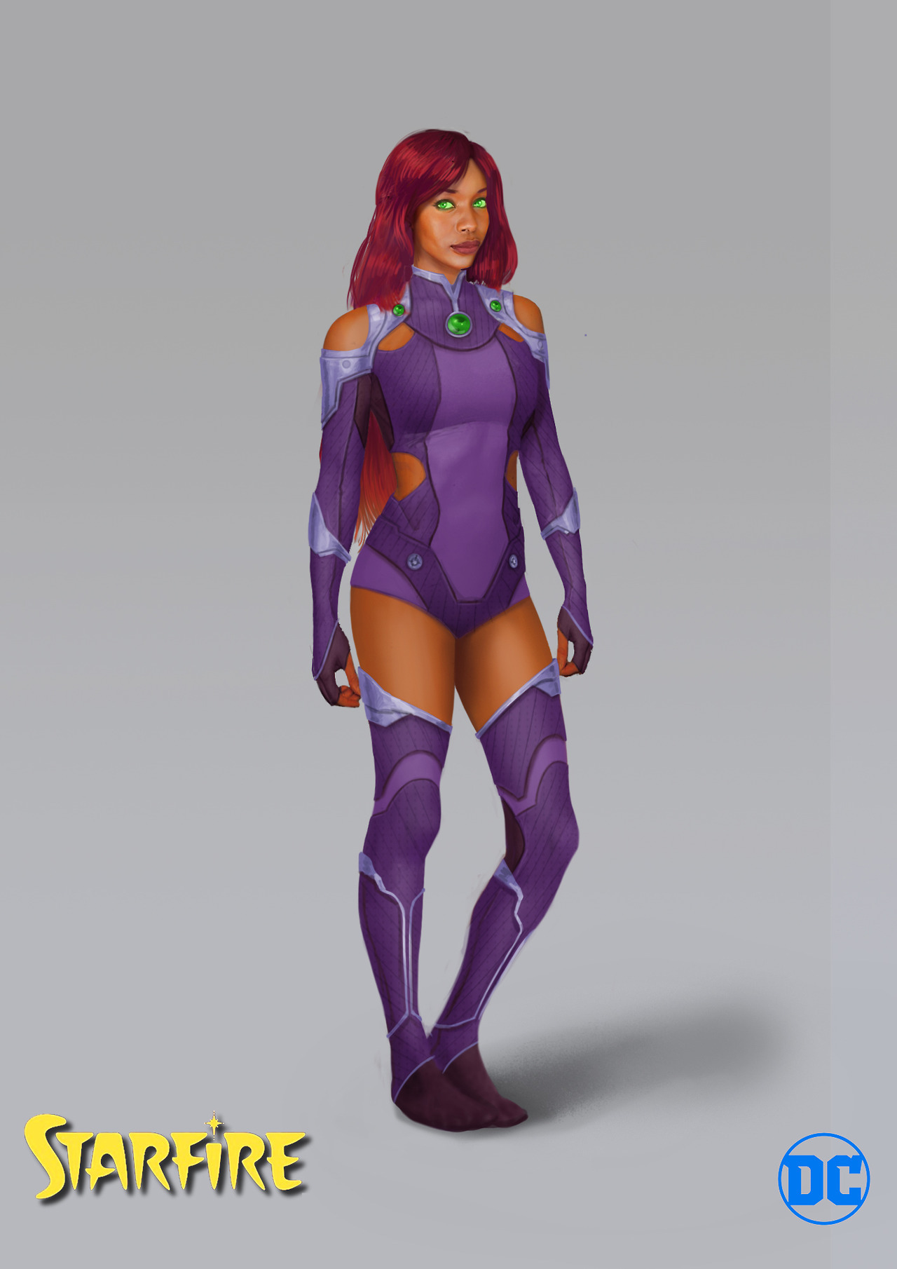 Anna Diop As Starfire Wallpapers