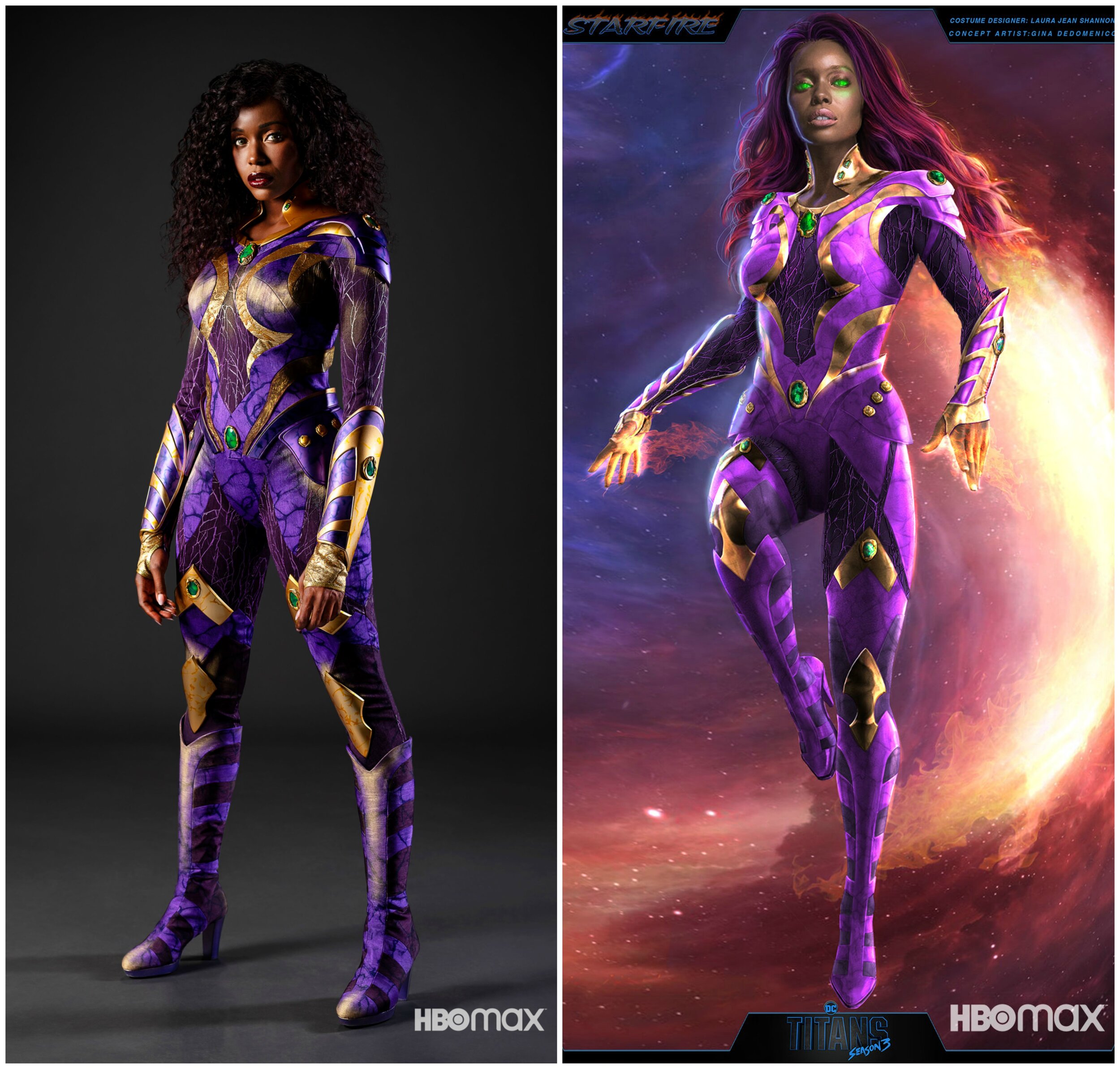 Anna Diop As Starfire Wallpapers