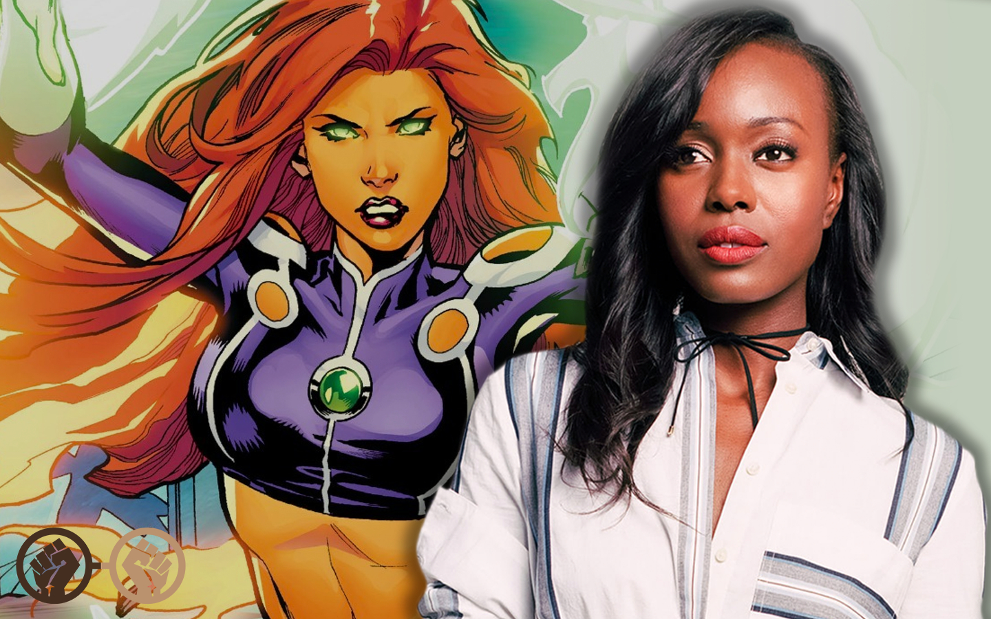 Anna Diop As Starfire Wallpapers