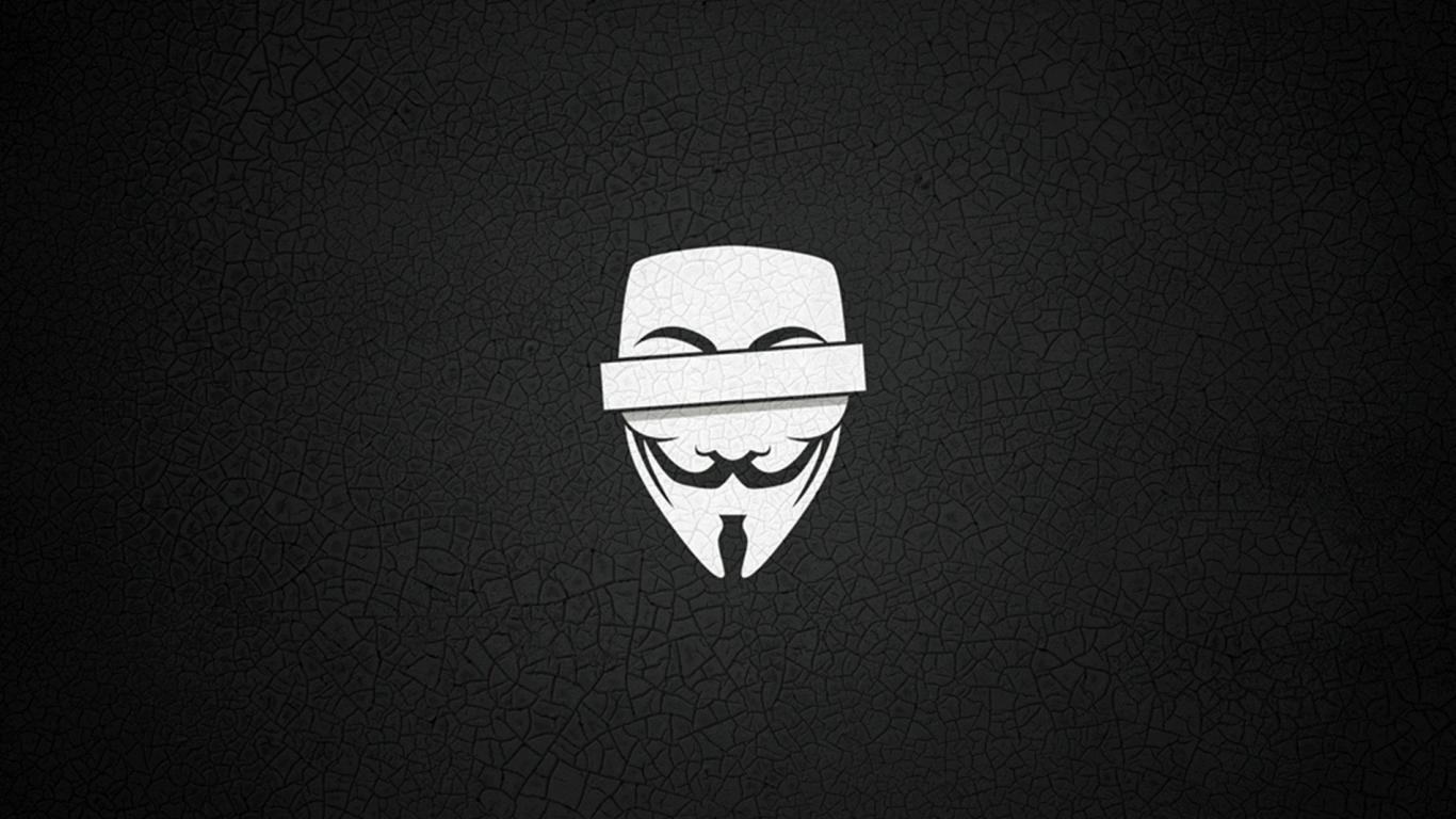 Anonymous 1366X768 Wallpapers