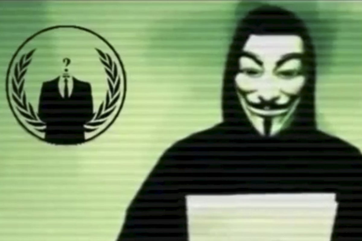 Anonymous Hacker Caught By Police Artistic Wallpapers