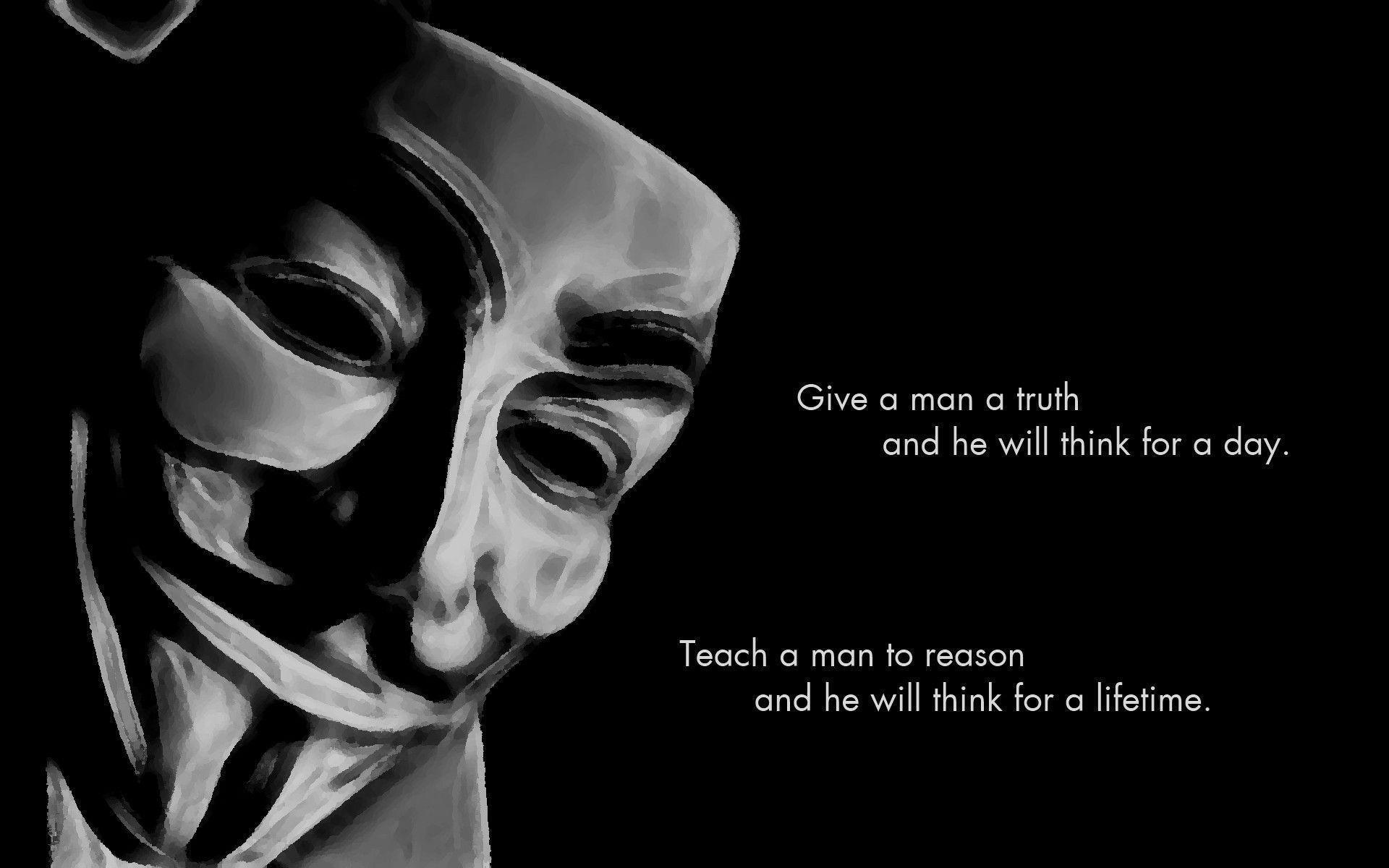 Anonymous Mask Man Wallpapers