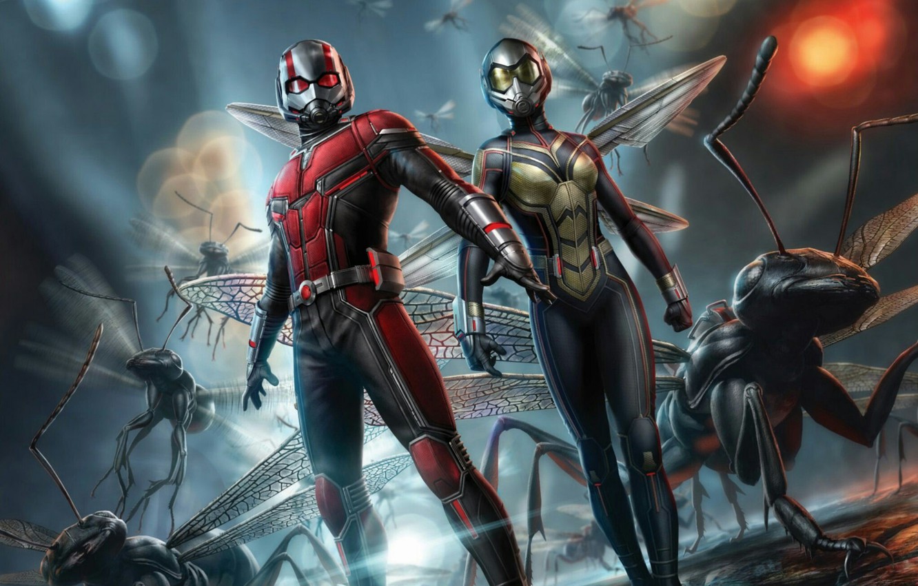 Ant-Man And The Wasp Splash Art Wallpapers