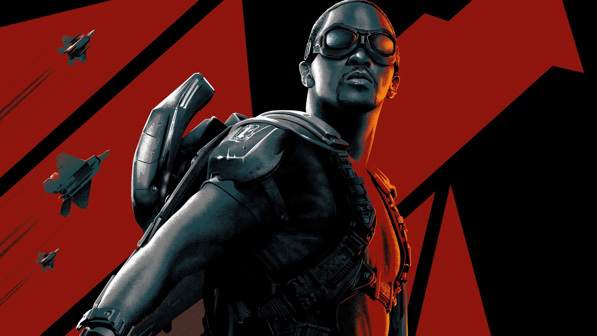 Anthony Mackie Falcon Marvel Art Wallpapers