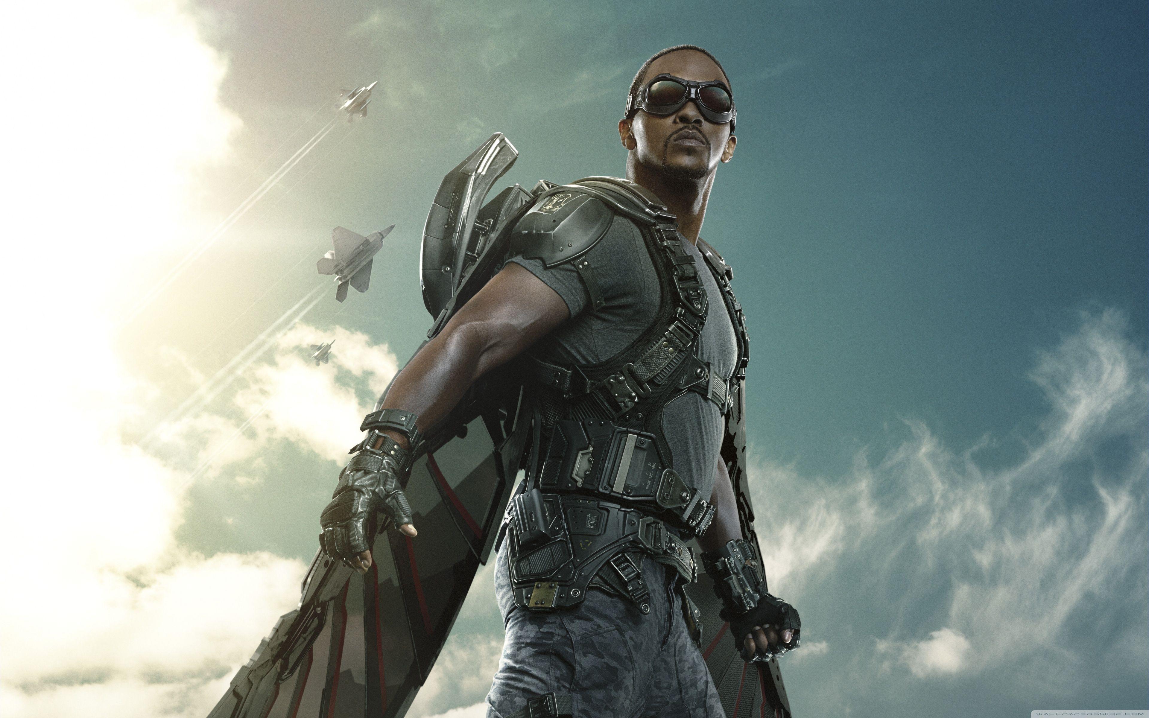 Anthony Mackie Falcon Marvel Art Wallpapers