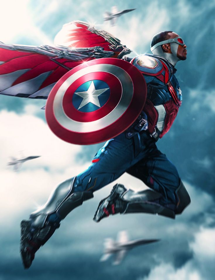 Anthony Mackie Falcon Marvel Art Wallpapers