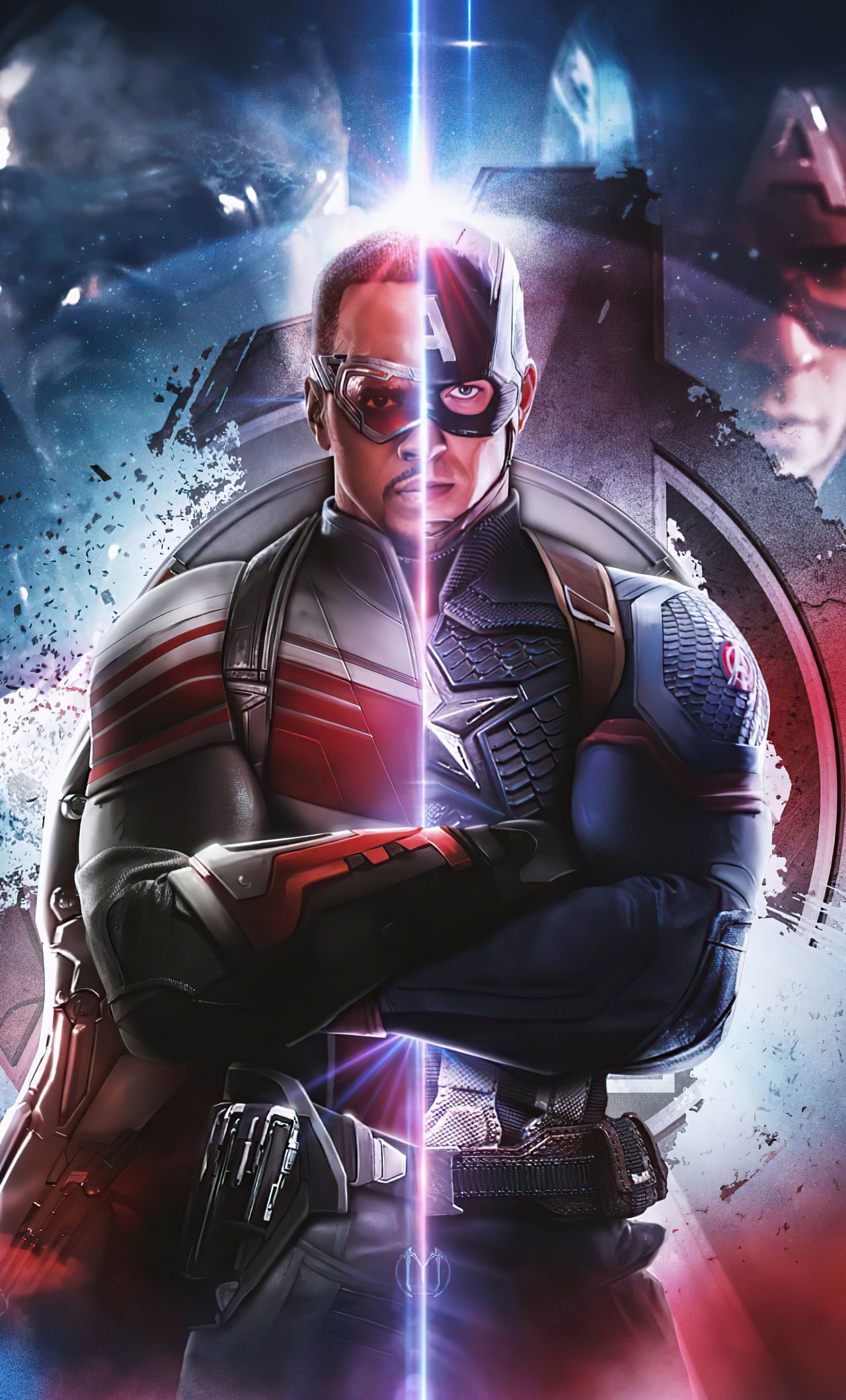 Anthony Mackie Falcon Marvel Art Wallpapers