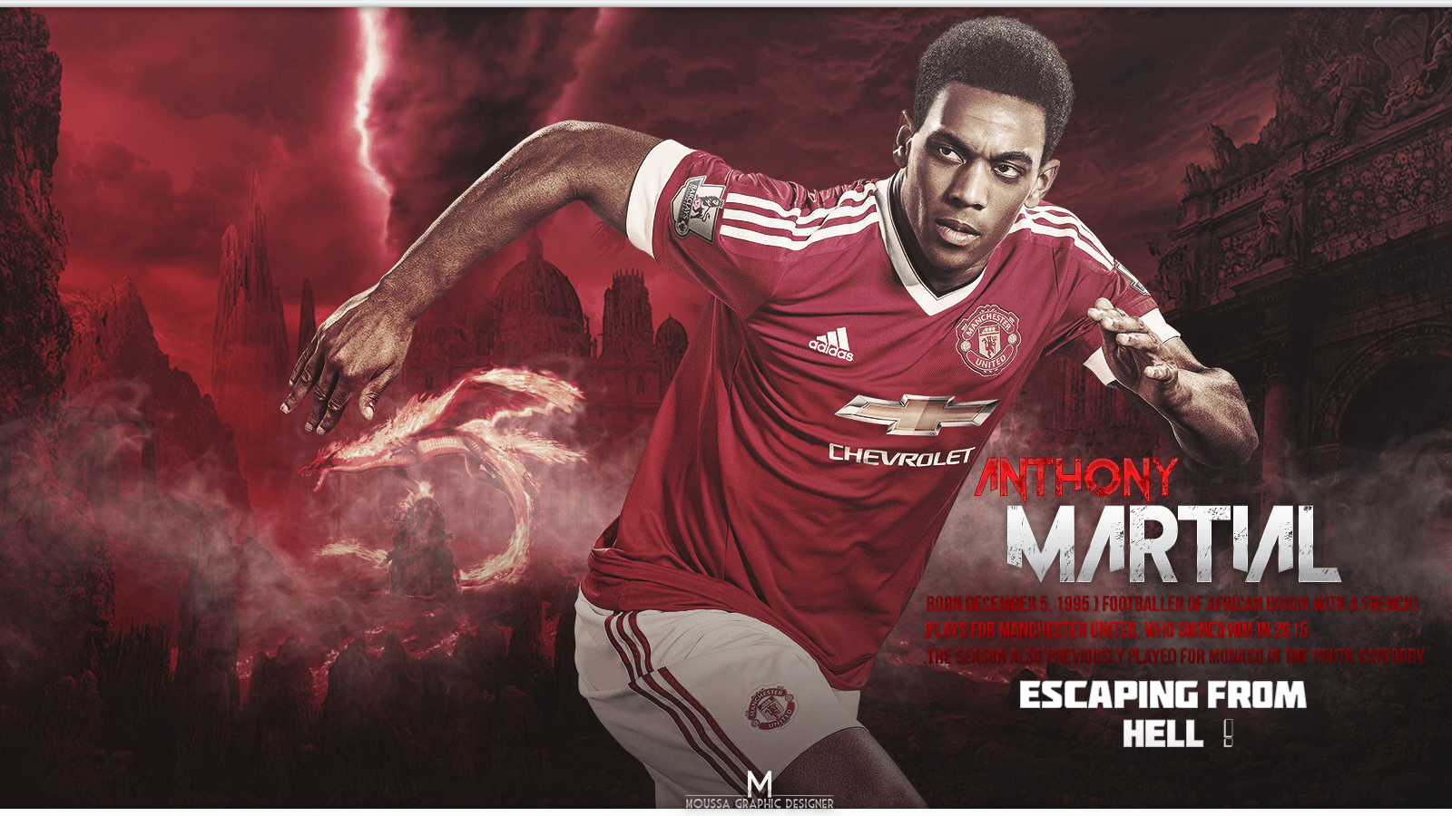 Anthony Martial  Manchester United Wallpapers