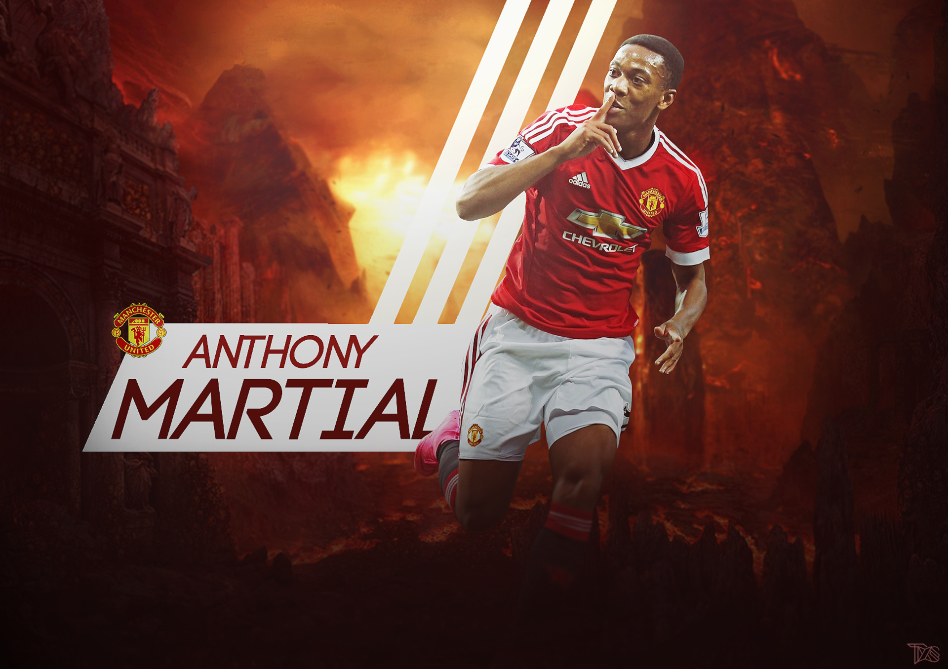 Anthony Martial  Manchester United Wallpapers