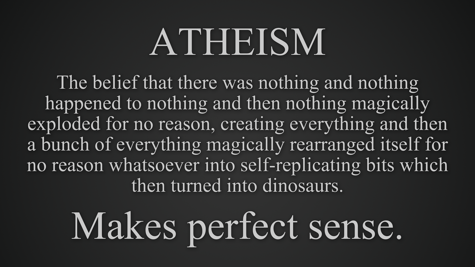 Anti Atheism Wallpapers