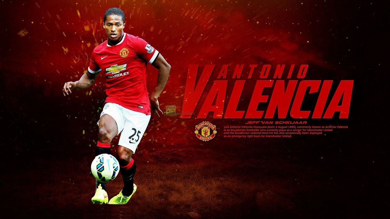 Antonio Valencia Hd Manchester United Wallpapers