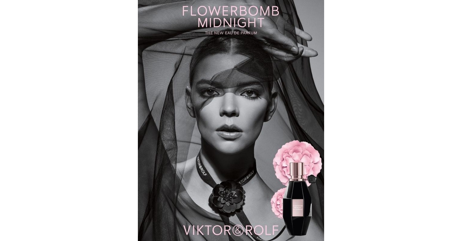 Anya Taylor-Joy - Viktor &amp; Rolf Flowerbomb fragrance (2019) Wallpapers