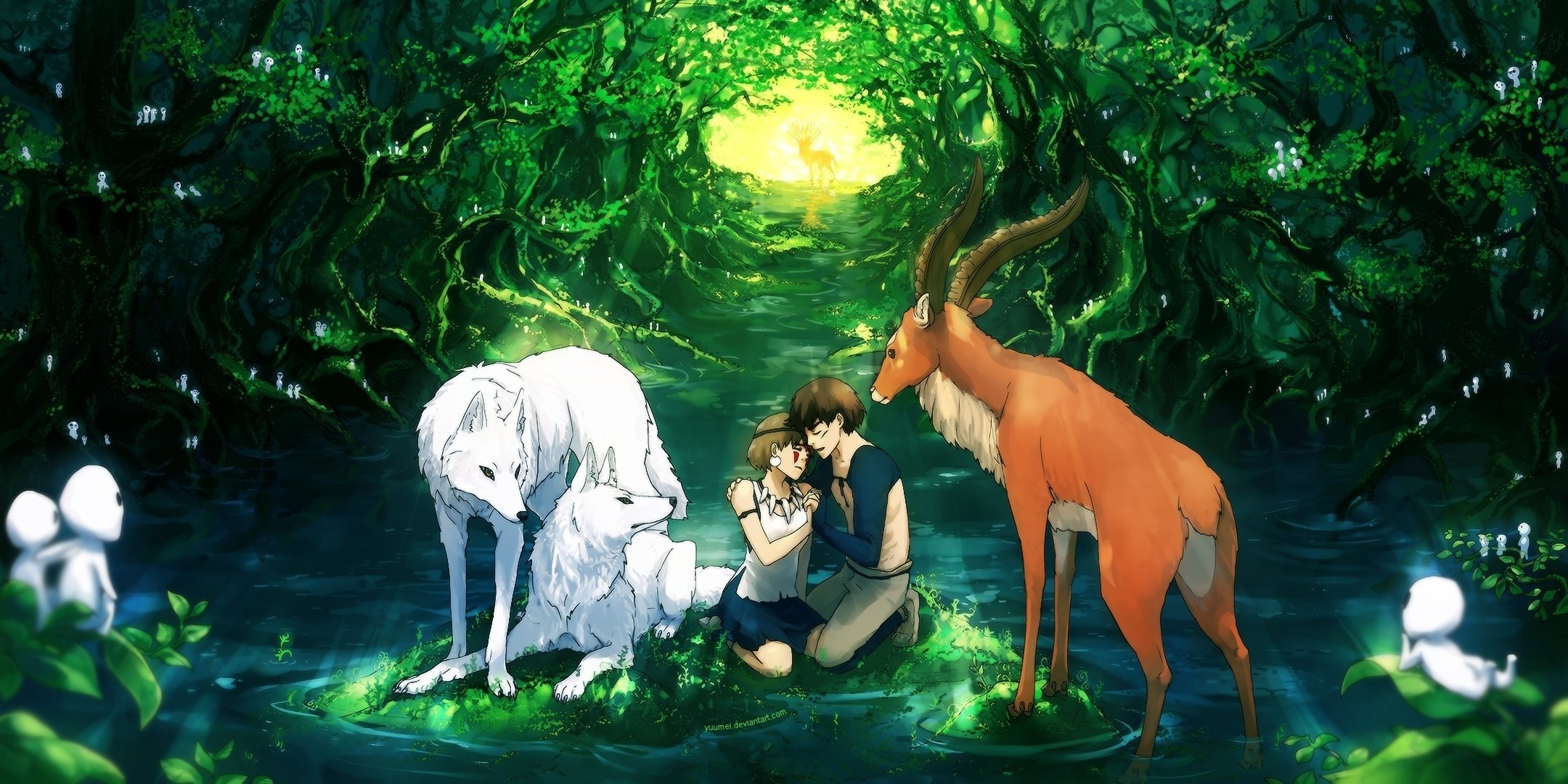 Ape Tribe Mononoke Hime Illustrator Wallpapers