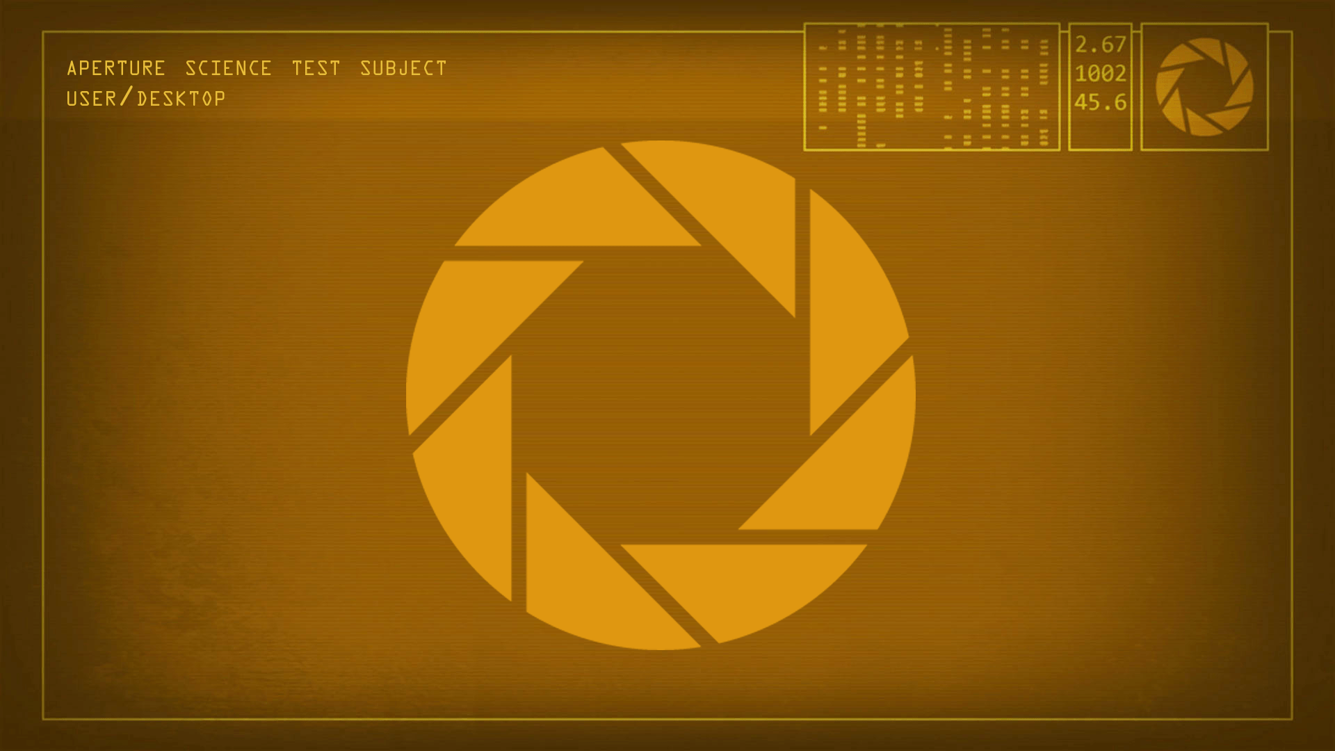 Aperture Science Logo Wallpapers