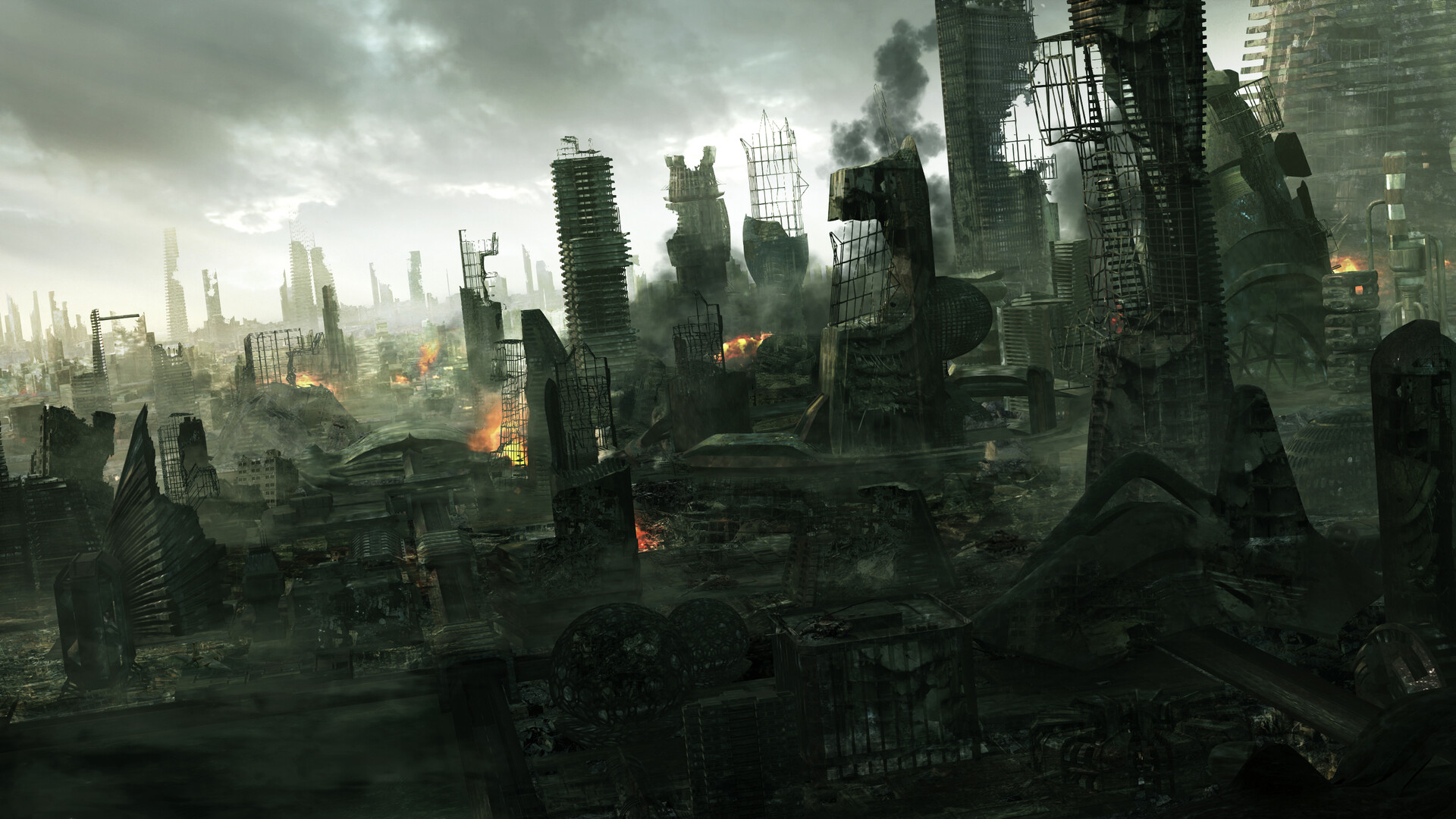 Apocalyptic City Background