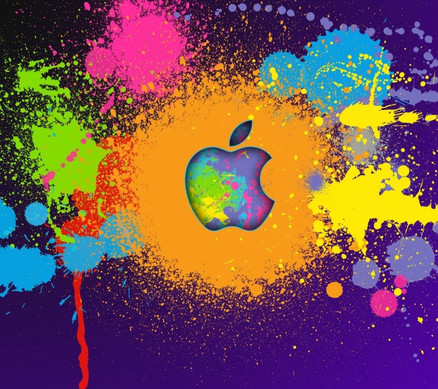 Apple Company Colorful Logo Wallpapers