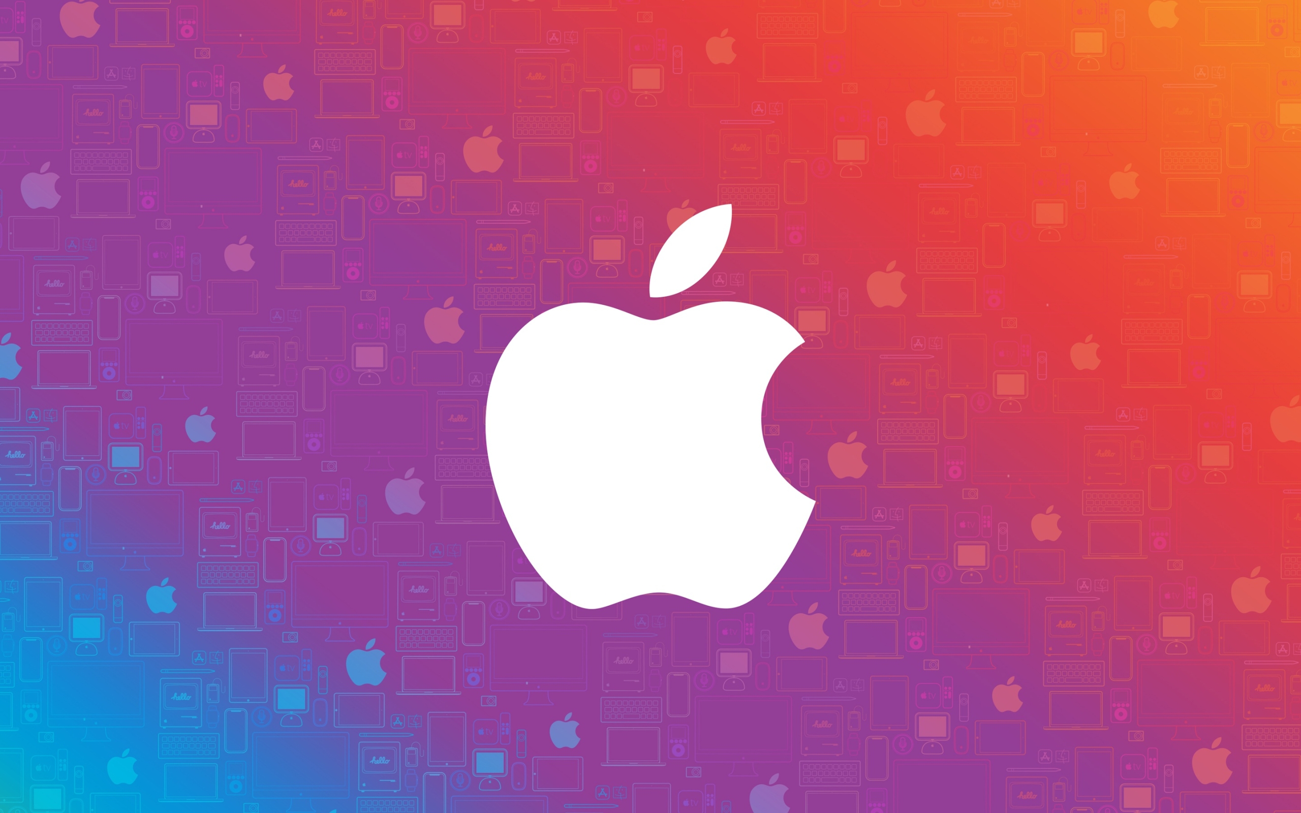 Apple Company Colorful Logo Wallpapers