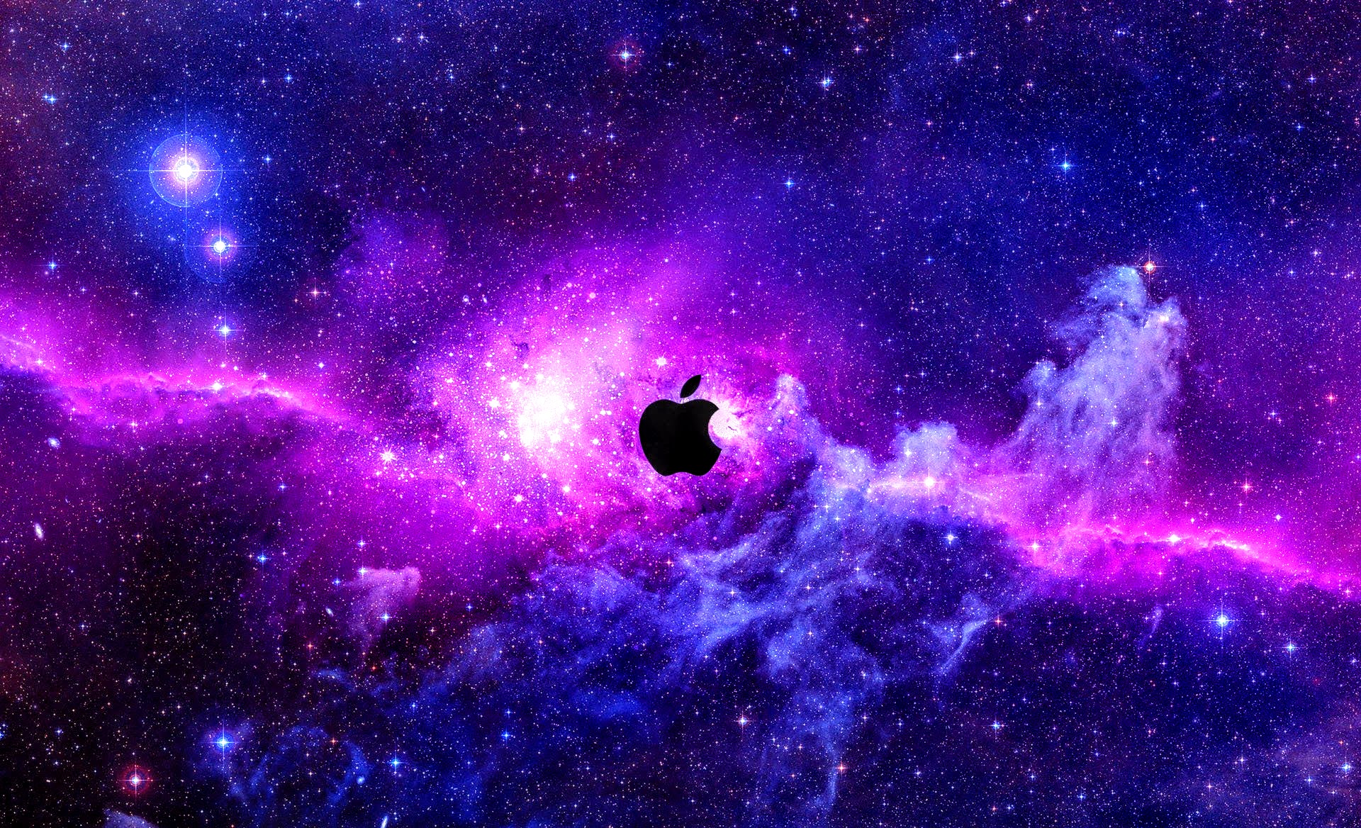 Apple Galaxy Background