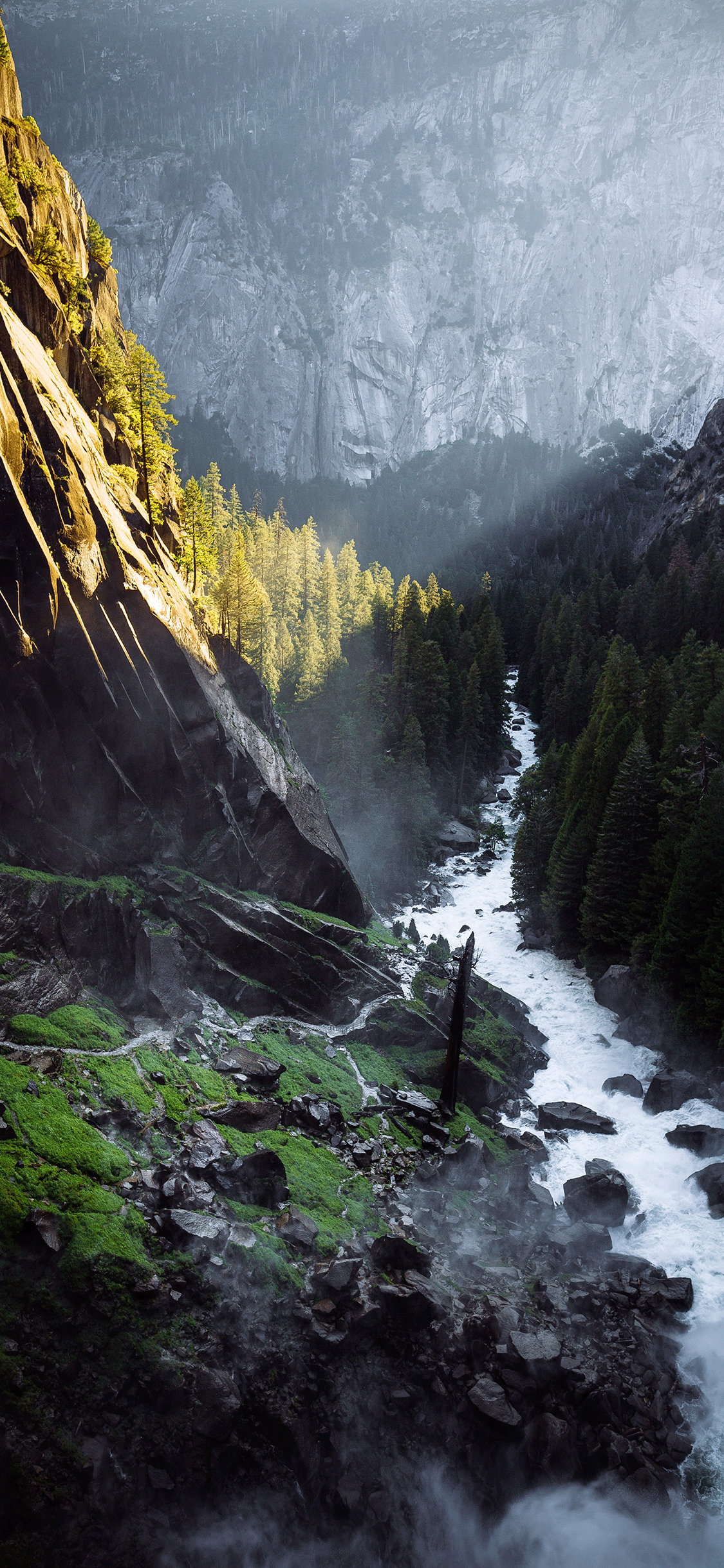 Apple Ios 10 Mountain River Wallpapers