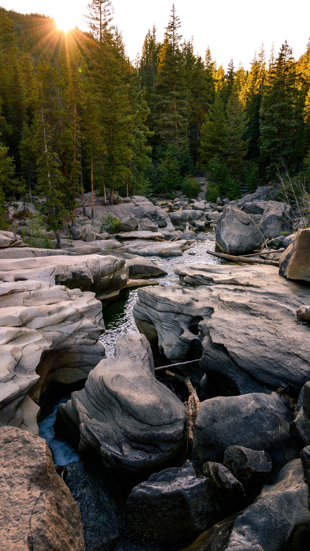 Apple Ios 10 Mountain River Wallpapers