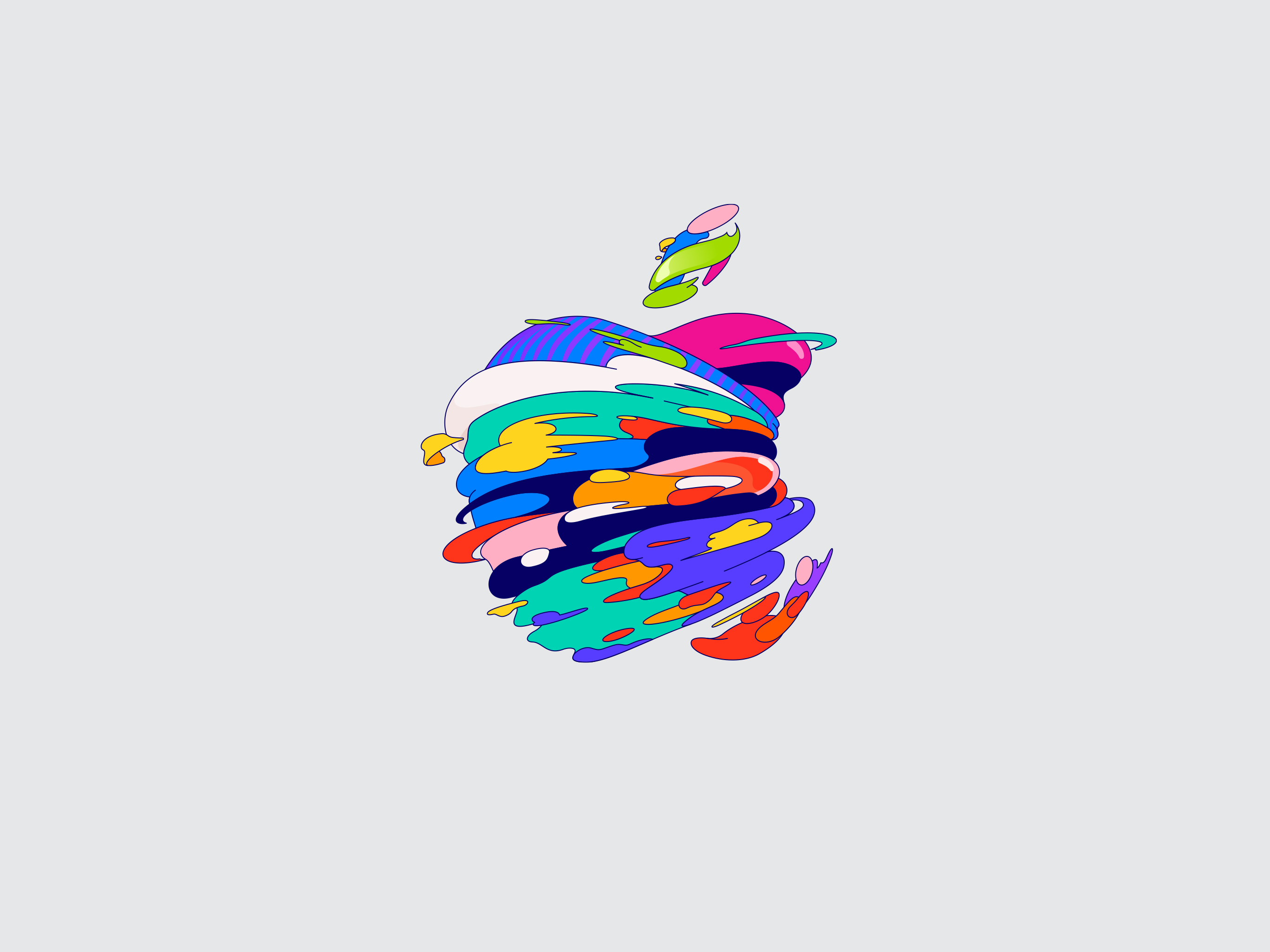 Apple Store Logo Art Wallpapers