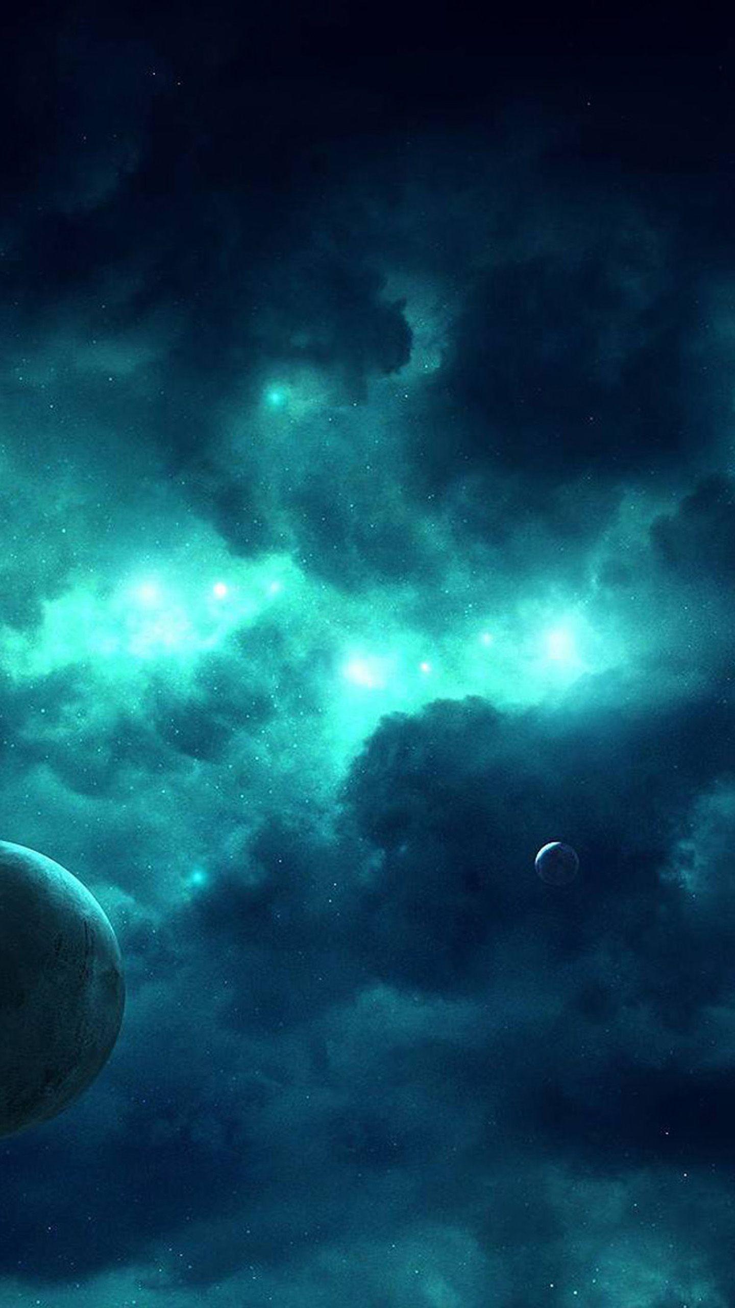 Aqua Galaxy Wallpapers