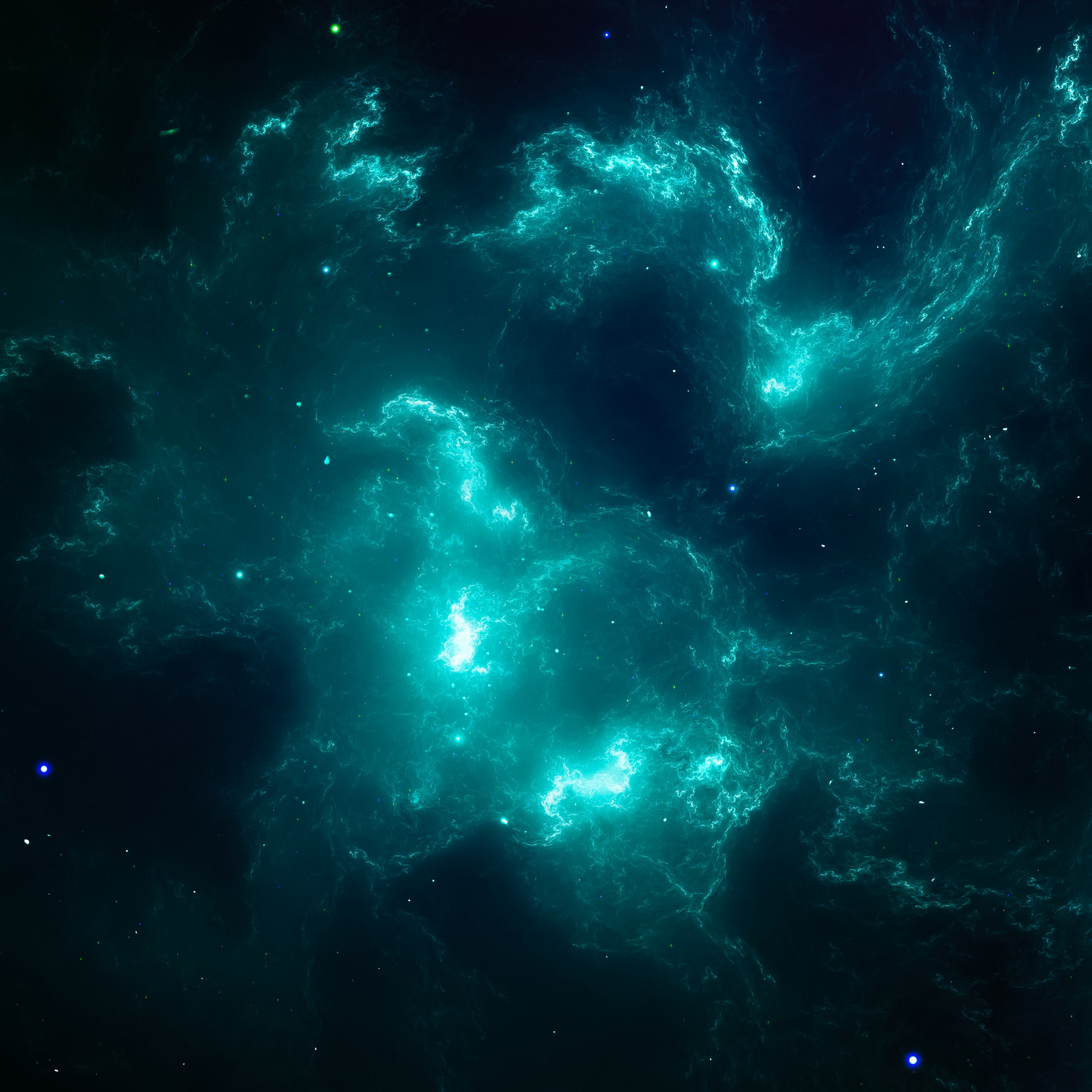 Aqua Galaxy Wallpapers